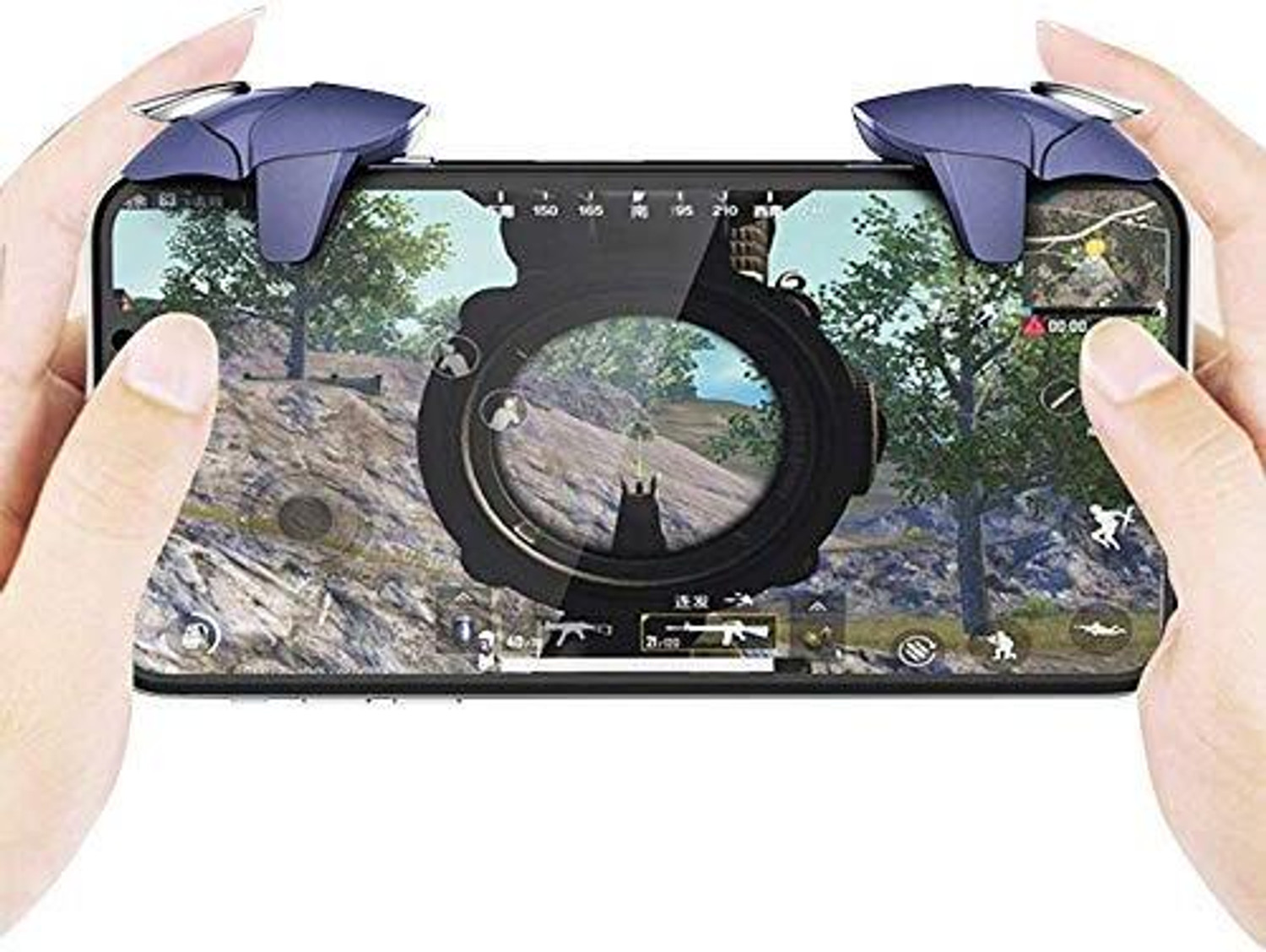 Image of GENIUSGRAWTH Heavy Trigger Conductive Mobile Gaming Triggers & All Android Gaming Accessory Kit