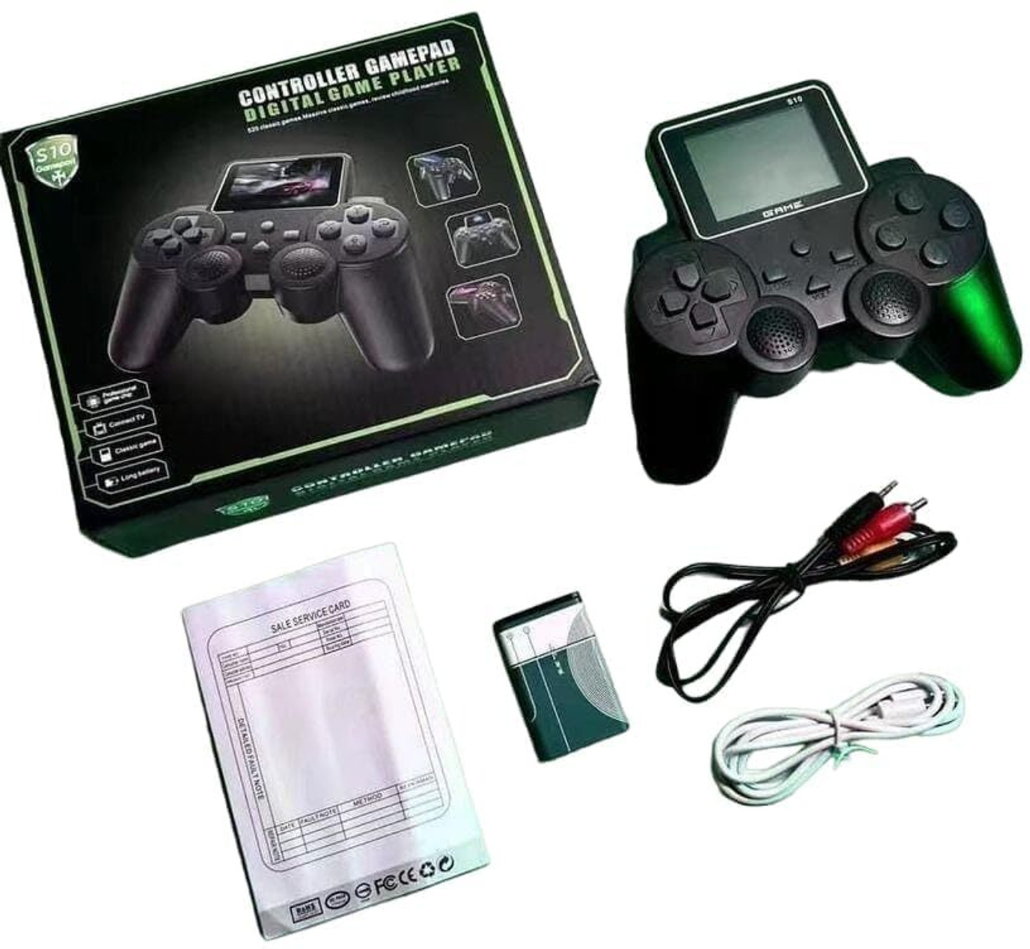 Image of Nihank S10 Handheld Game Console, Classic Retro Video Gaming with The Game Console Built-in 520 classic games