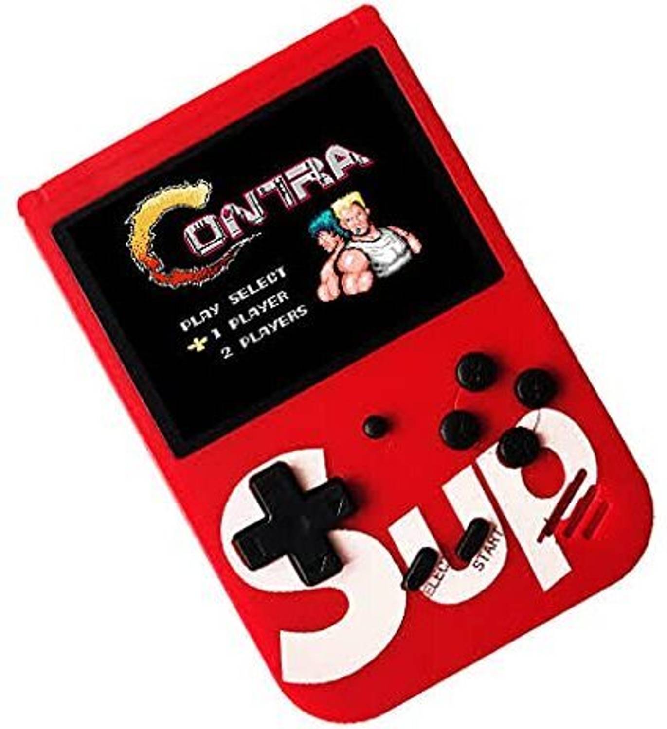 CHG Game Box Console Handheld Game PAD Box with TV Output 8 GB with Super Mario, DR Mario, Mario, Contra, Turtles, Tank, Bomber Man Total 400 Games