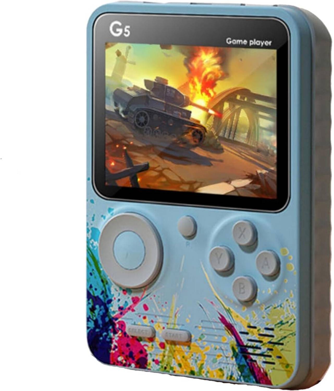 CHG CTYJ_12_G5 Video Game for Kids, 500 in 1 Retro Game Box with 2 Player Gamepad 1 GB with RETRO GAMES