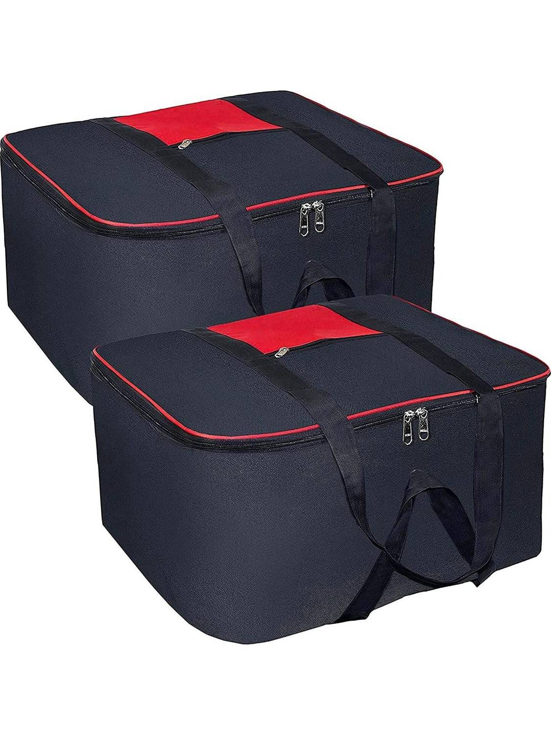 justsmartkart Multi Purpose Underbed Foldable Storage Bag with Zipper Closure Clothes Organizer /Blanket Cover Zipper