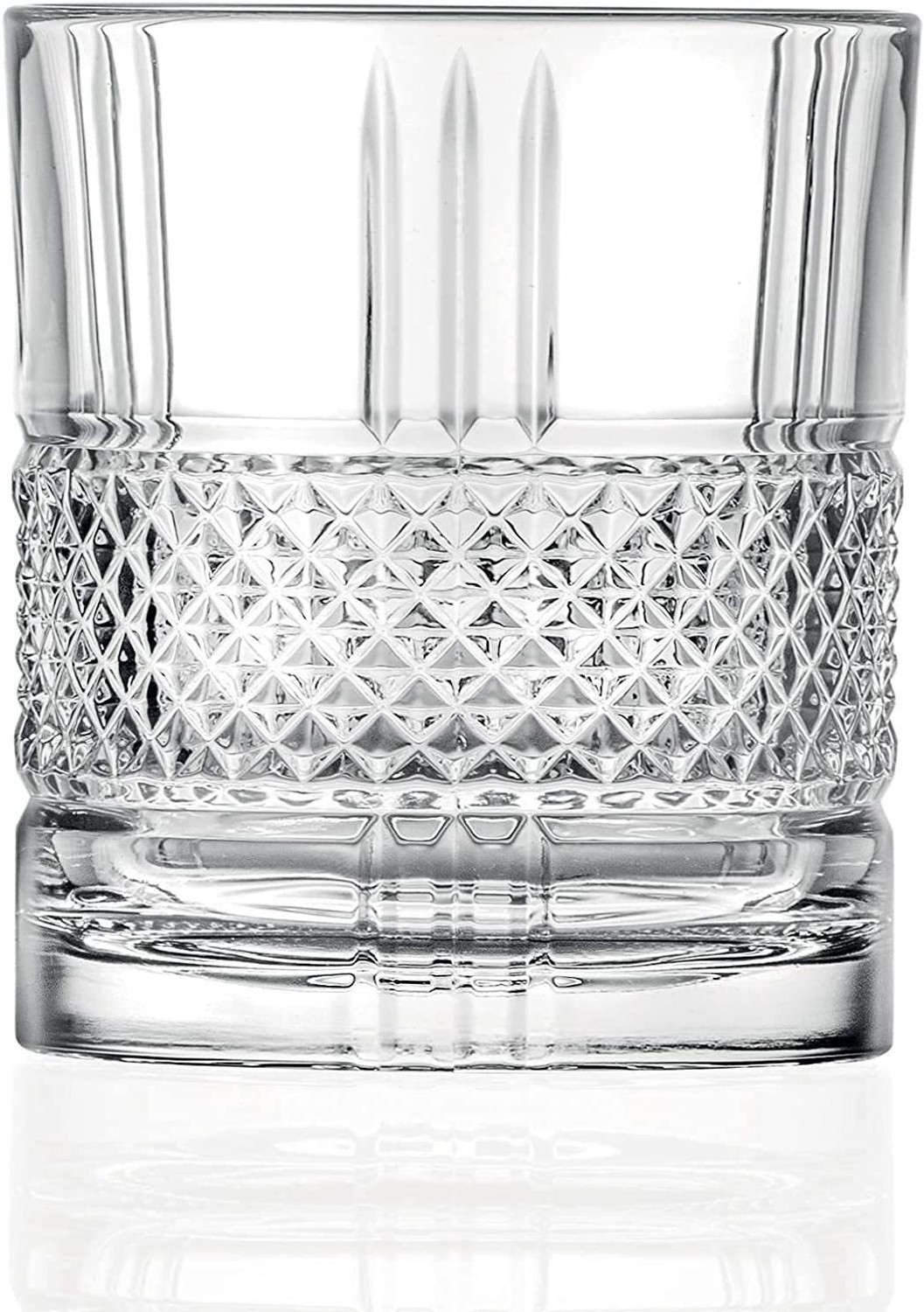 Image of okechuku (Pack of 3) Stylish Fashion Rocks Tumblers Lead-Free Glassware for Scotch Bourbon Glass Whisky Glass