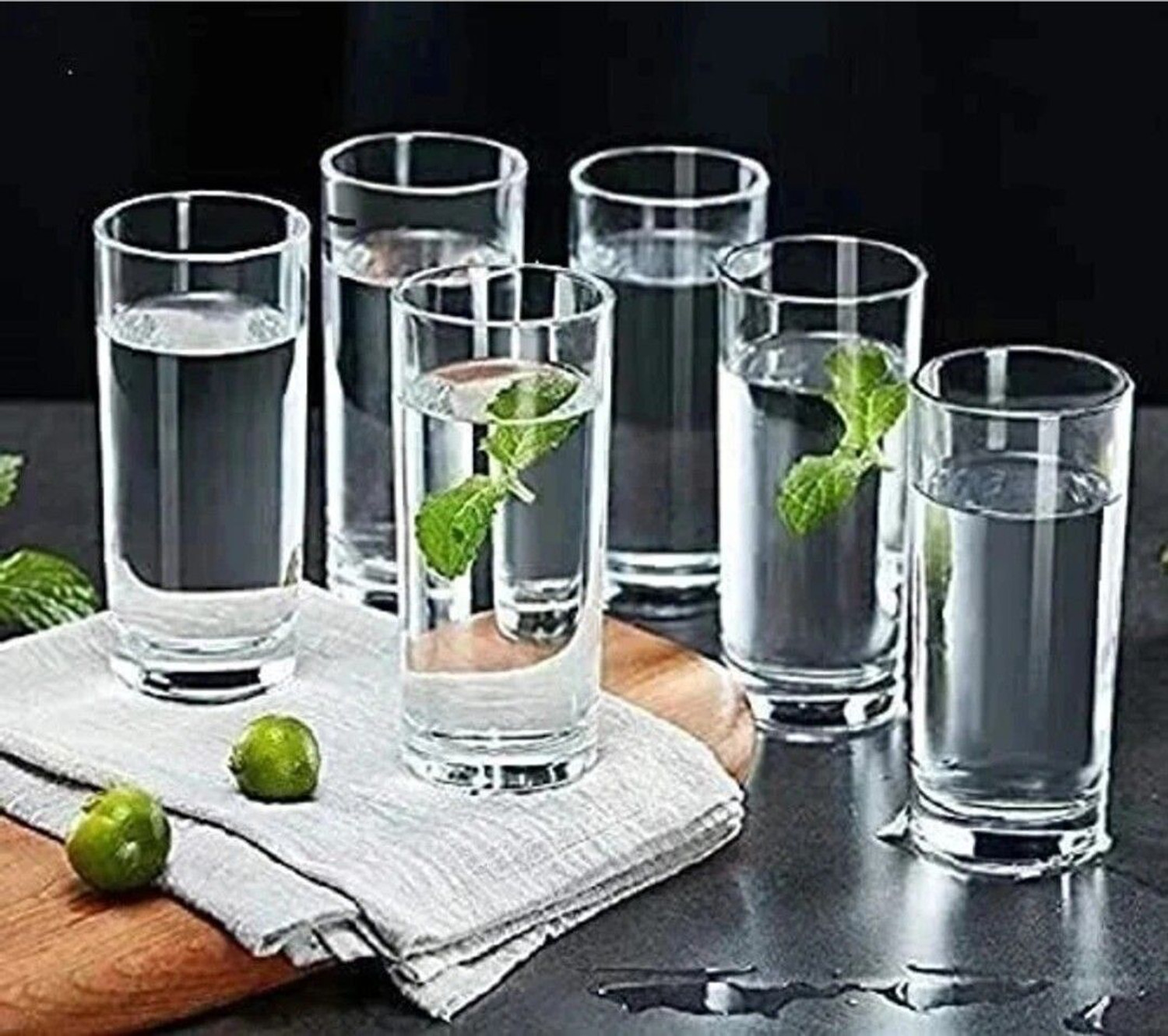 Image of Glassimpress (Pack of 6) OZ Luxury Glass Set Water /Juice Glass