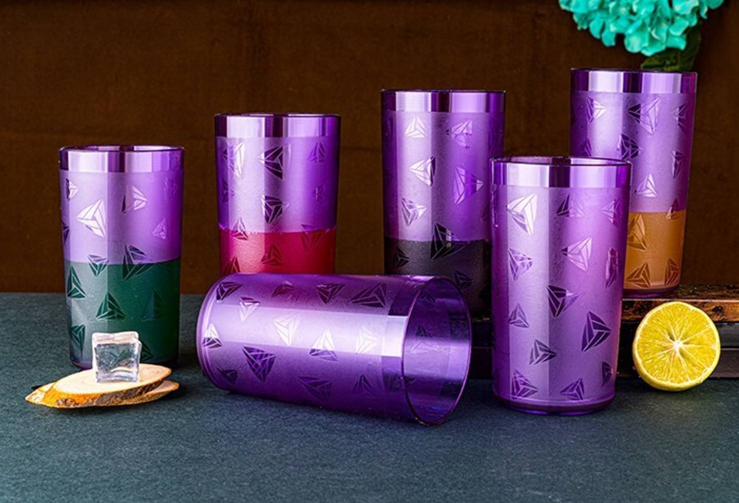 Flipkart SmartBuy (Pack of 6) 6P Premium Quality Unbreakable Drinking Glass Set Water/Juice Glass