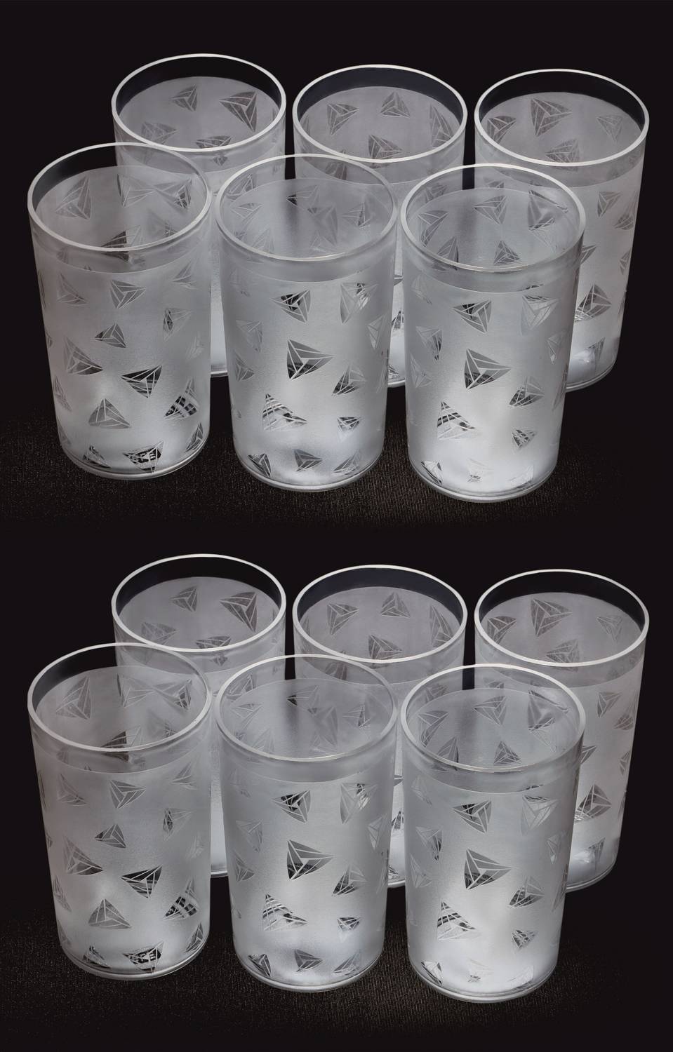 Flipkart SmartBuy (Pack of 12) 12C Premium Quality Unbreakable Drinking Glass Set Water/Juice Glass