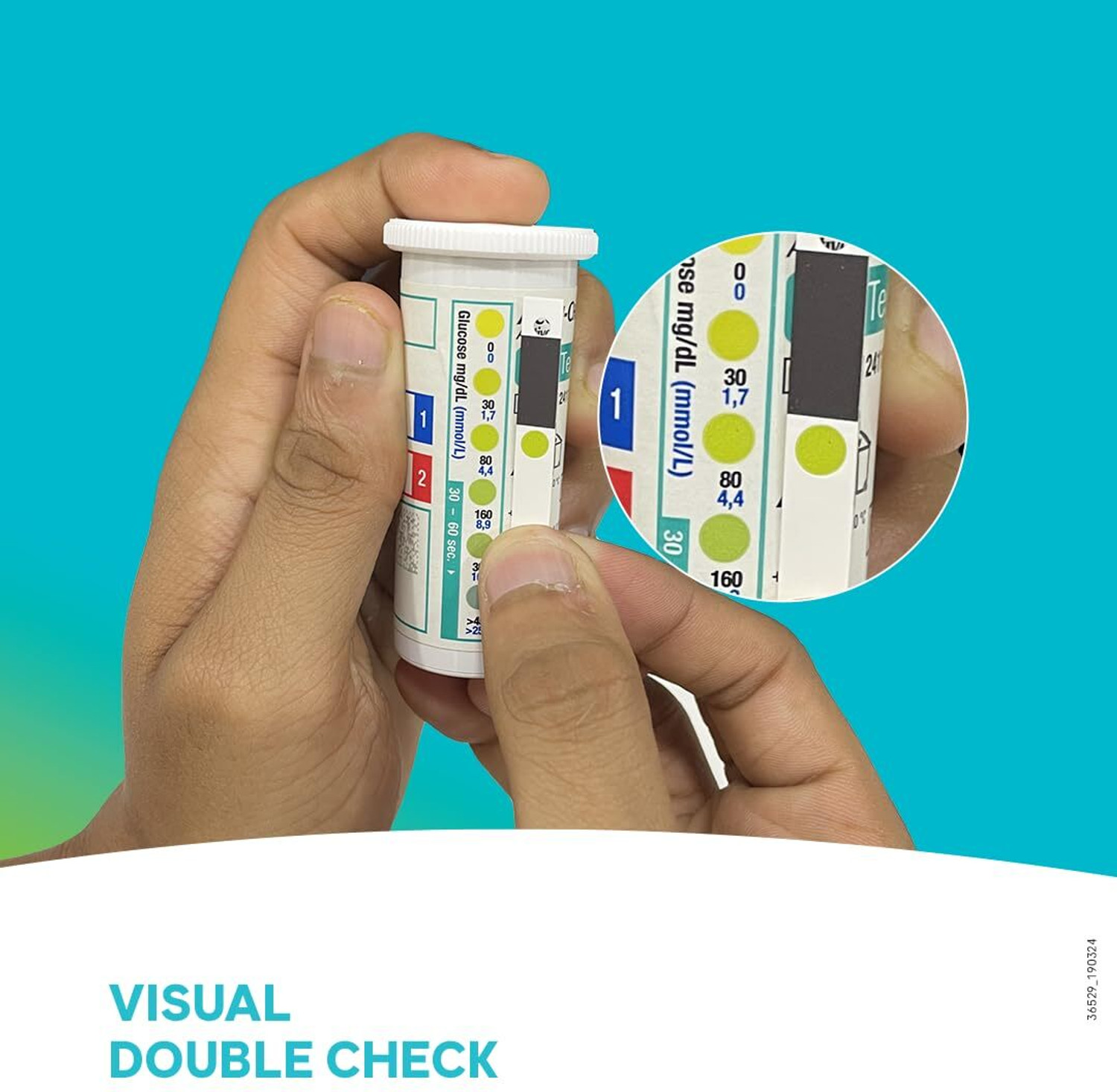 Image of Dr. Morepen Accuchek Active Strips 50 Glucometer Strips
