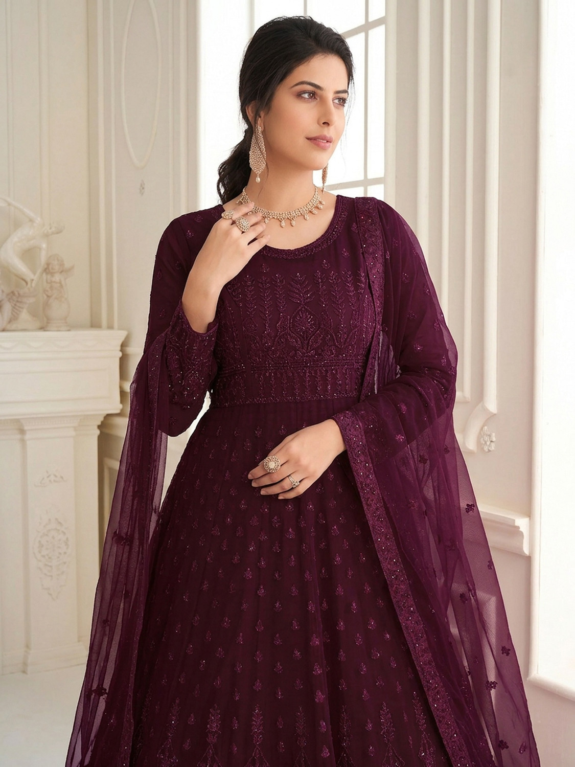 Image of SATVASHIV Anarkali Gown