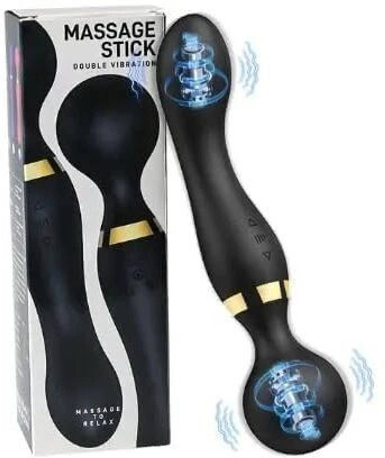 enrics Strong Vibrating Dual Head Vibrator Massager - Image 1