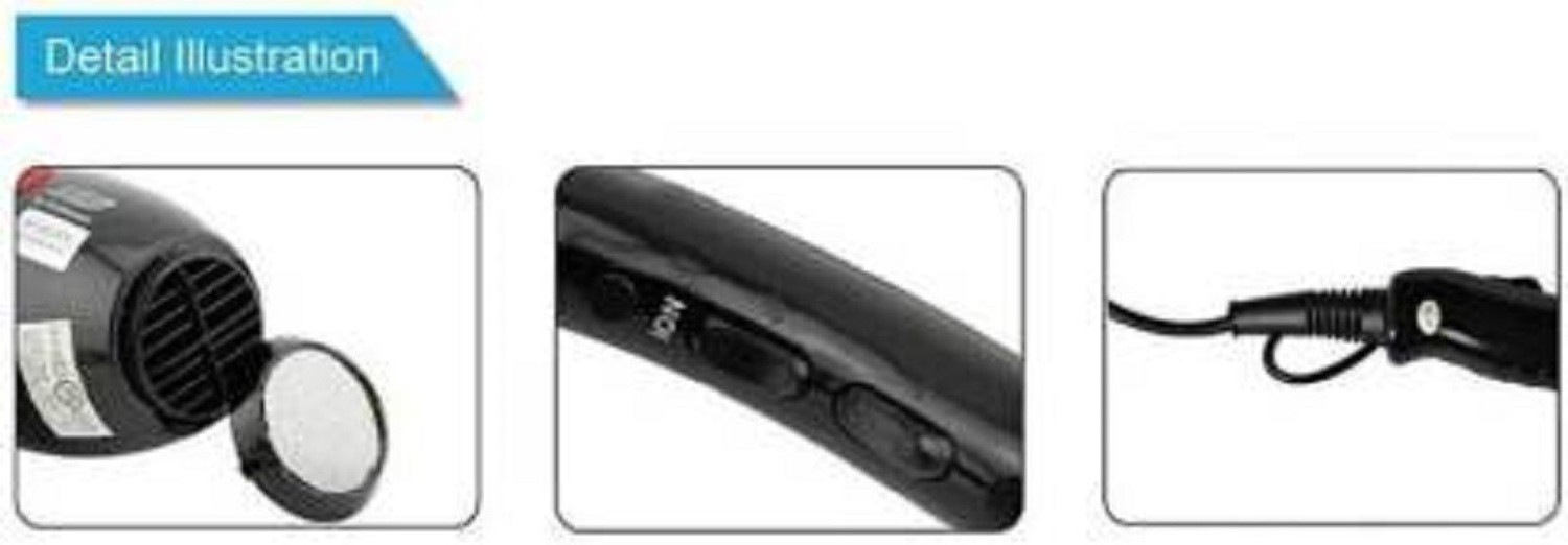 Image of UKRAINEZ Hair dryer for home use Professional Hot and Cold Hair Dryers with 2 Hair Dryer