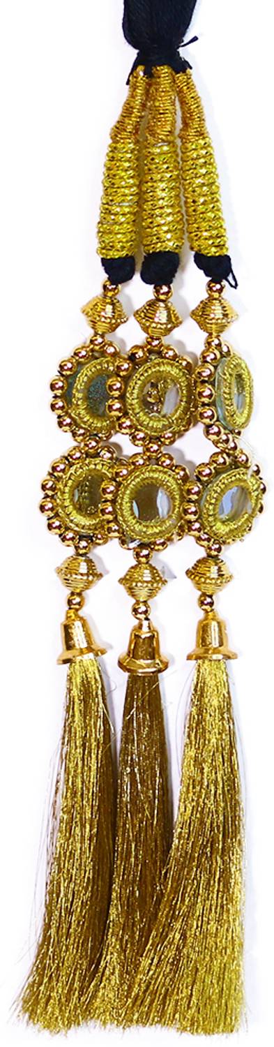 ABS Braids Tassels Choti Women's Patiala Shahi Paranda/Parandi Traditional Hair Accessory Set