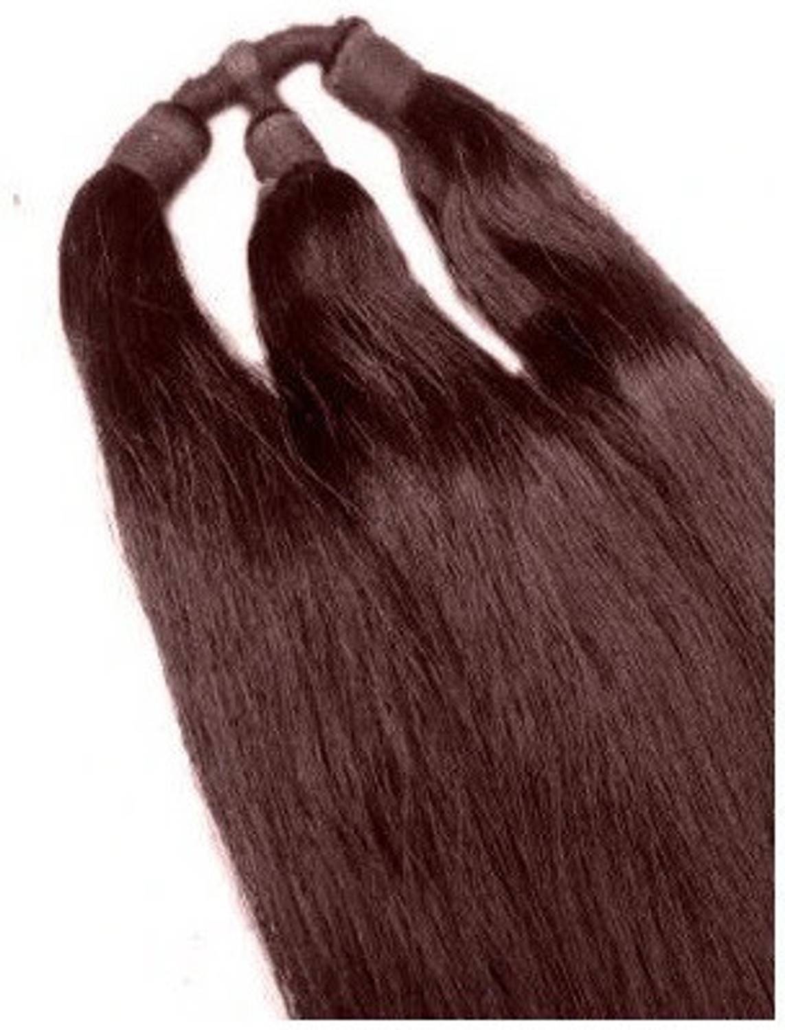 Appravo Natural Brown Instant Artificial  braided  Accessories  Volumizer For Women and Girls Hair Extension