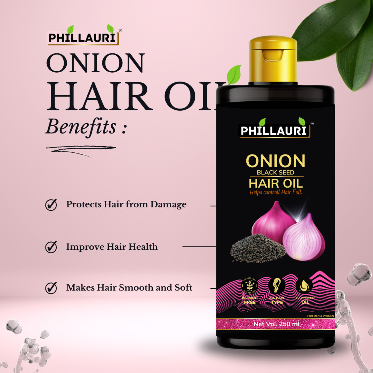 Image of Phillauri Fast Hair Growth and Dandruff Control Hair Oil