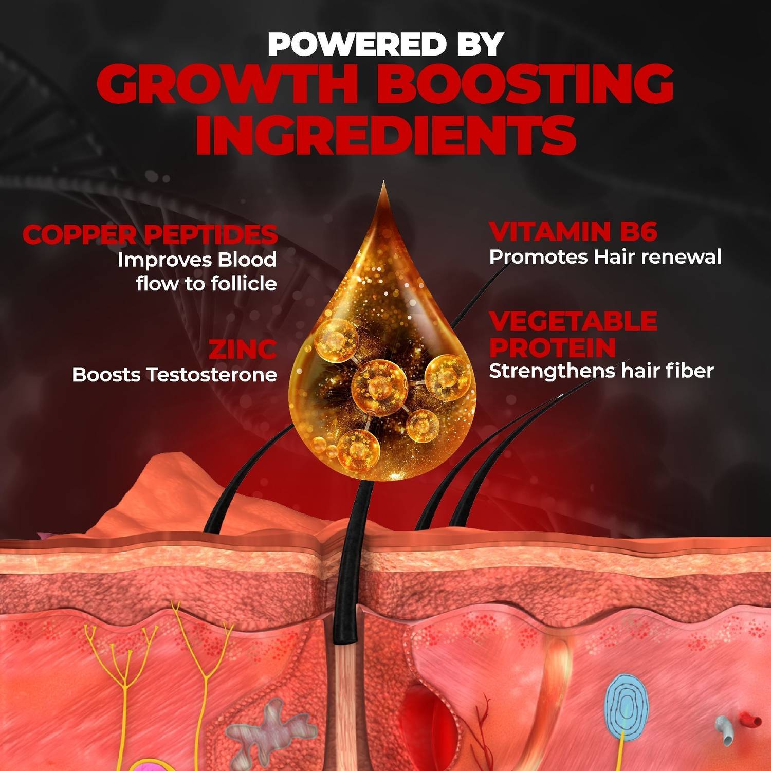 BEARDO Hair Growth Oil 100 ml - Image 3