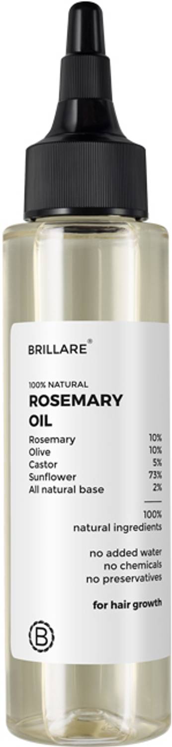 BRILLARE 10% Rosemary Hair Oil for Hair Growth | Reduces Hair Fall & Strengthens Hair Hair Oil