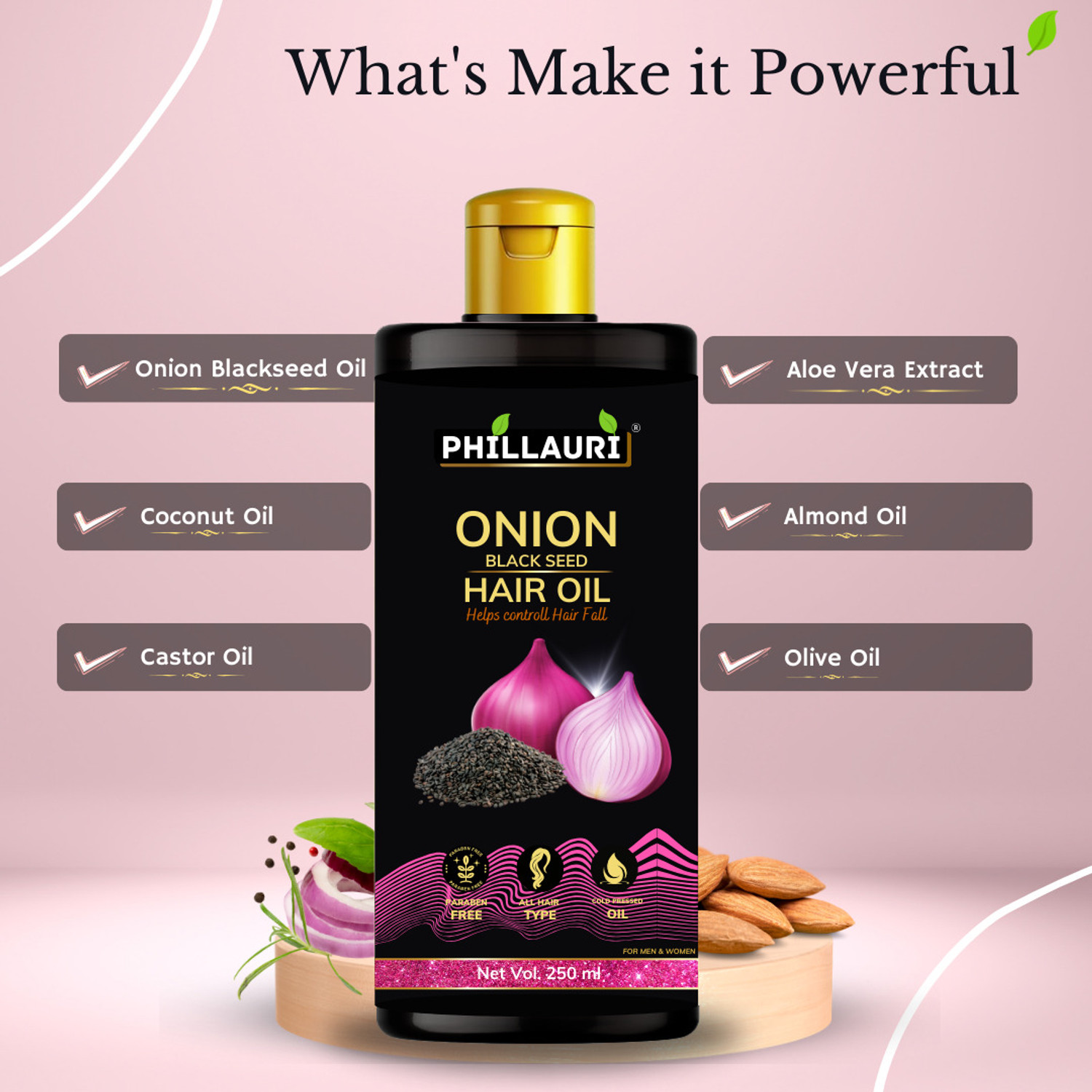 Image of Phillauri Fast Hair Growth and Dandruff Control Hair Oil