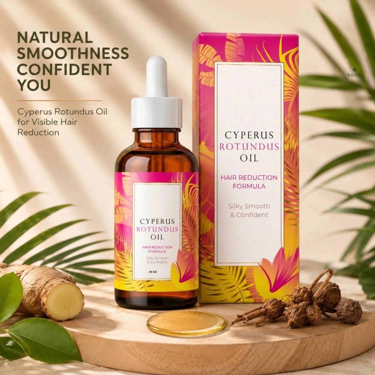 Aelixir Silky Smooth Cyprus Rotundus Hair Remover Essence oil
