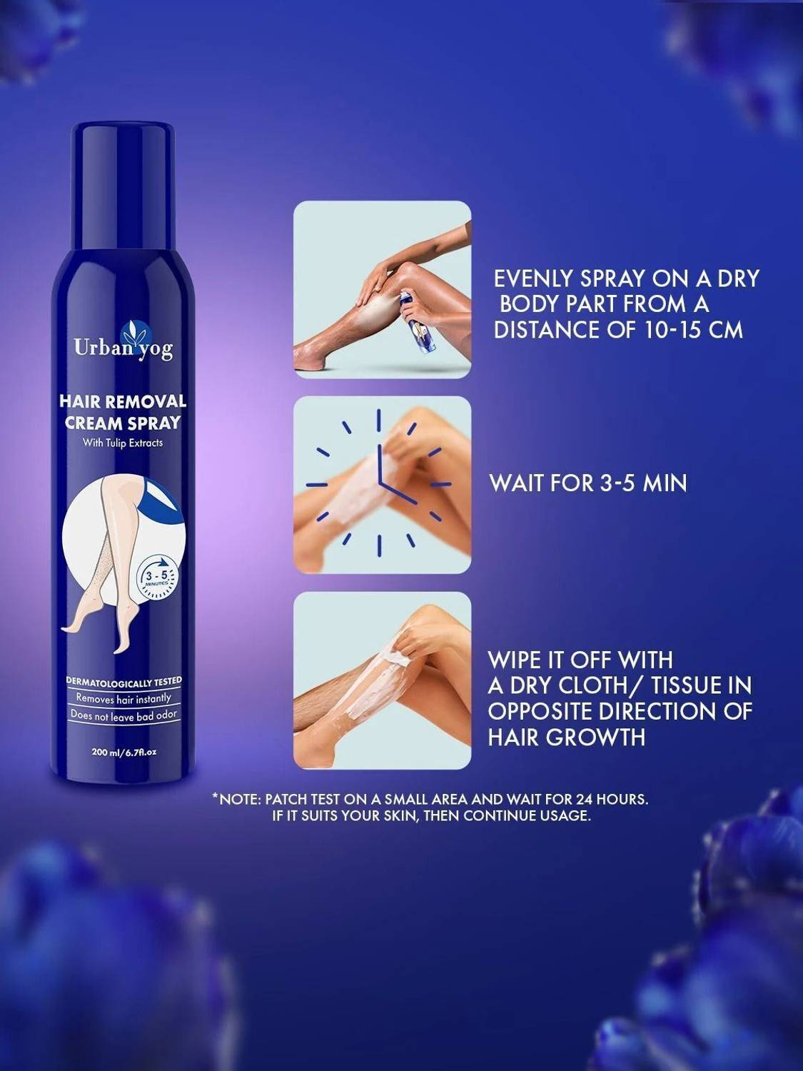 Urban yog Hair Removal Cream Spray - Image 4