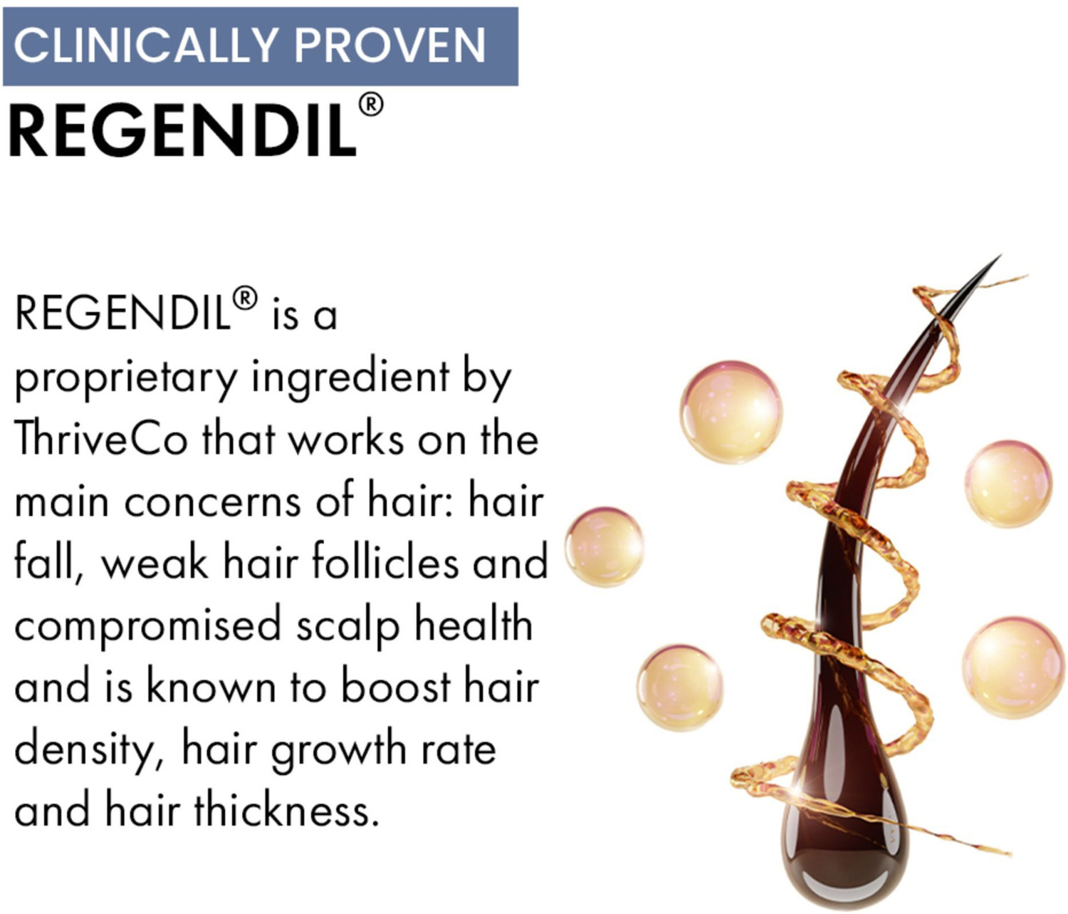 Image of ThriveCo Hair Growth Serum 2.0 for Hairfall Control, Strength & Thickness, Pack of 2