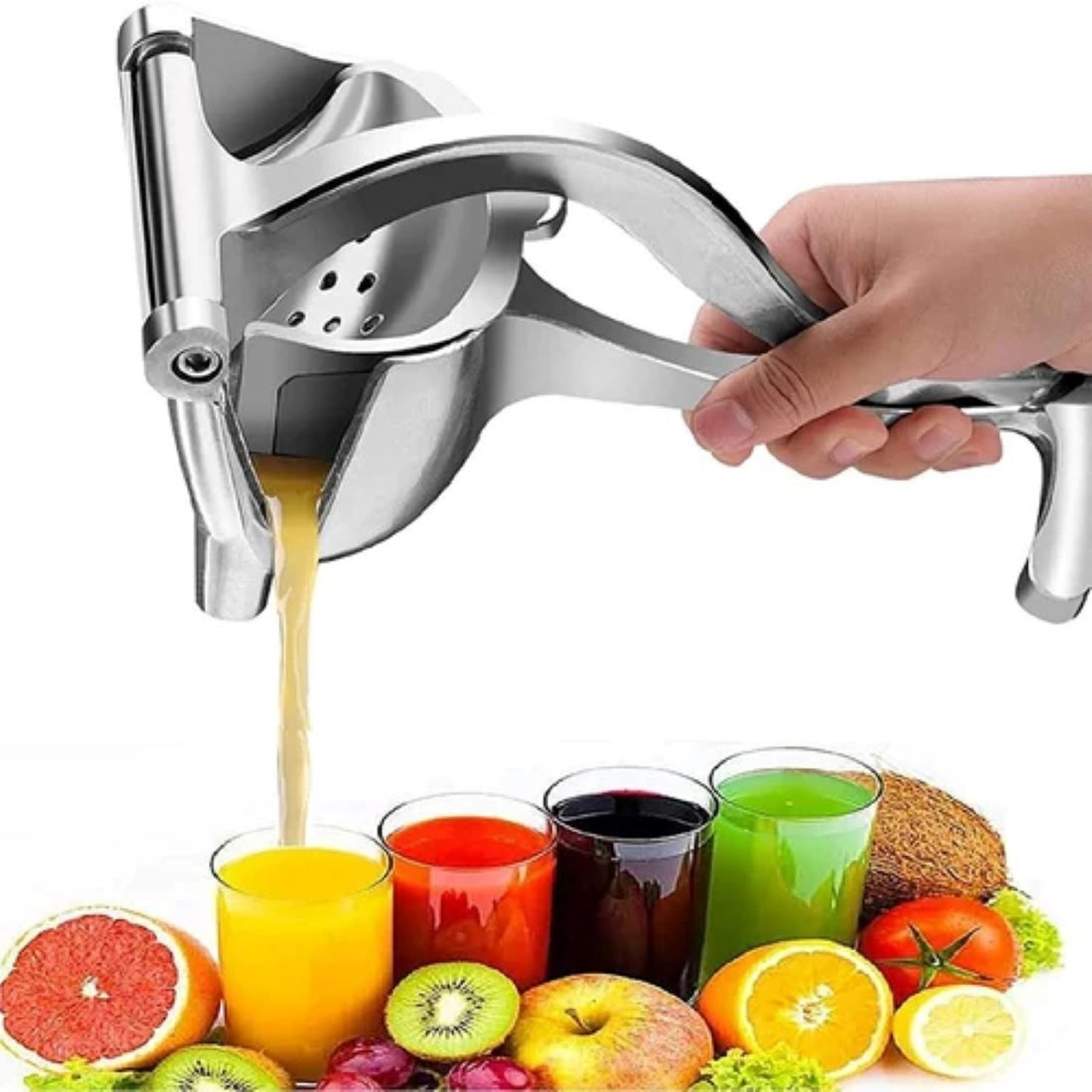 Image of QSHIP Aluminium Orange /Citrus Fruit Hand Juicer