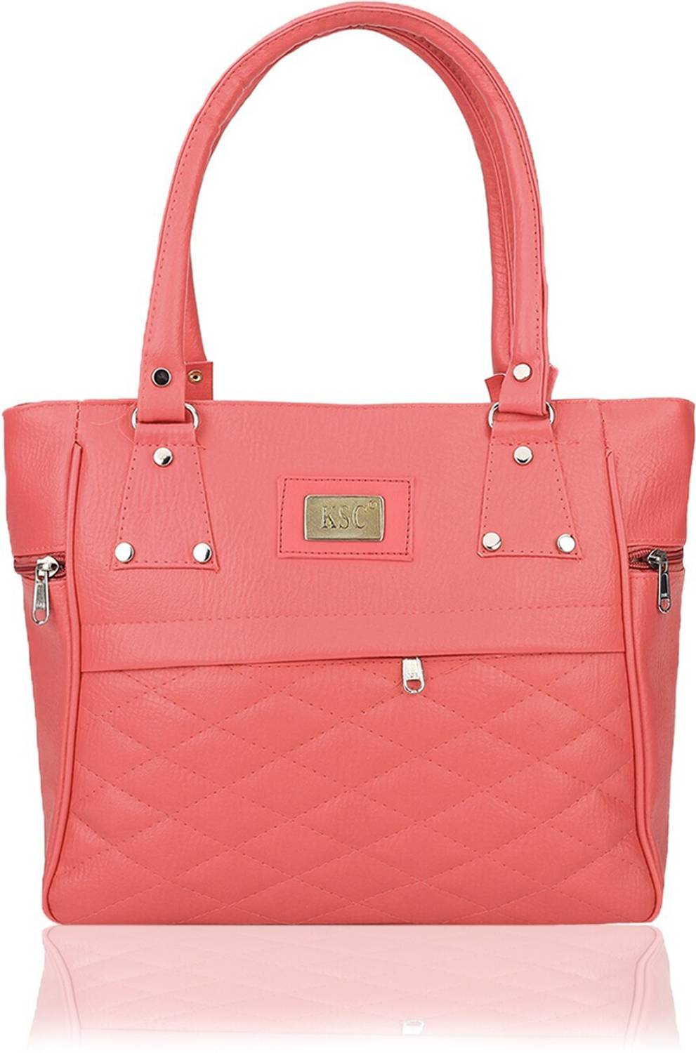 ARK FASHION Women Orange Hand-held Bag