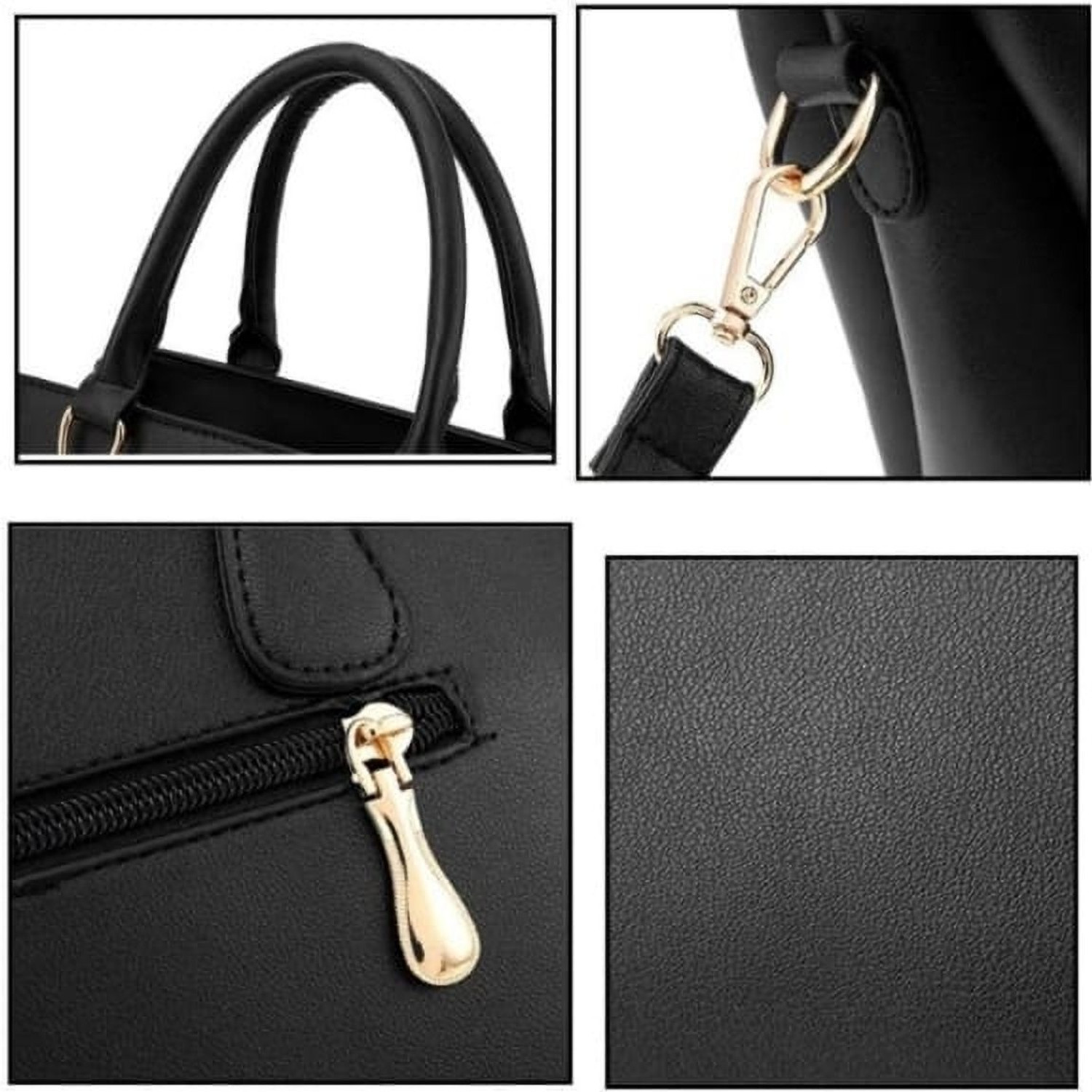 Image of LUXENTRA Women Black Shoulder Bag