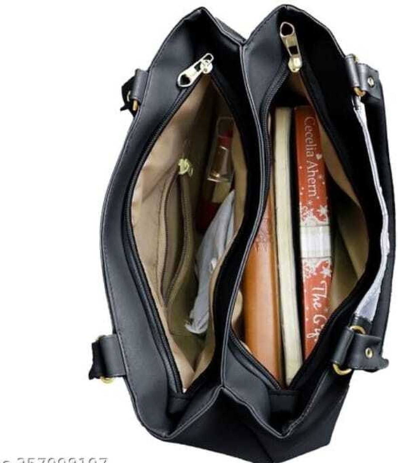 Image of LUXENTRA Women Black Shoulder Bag