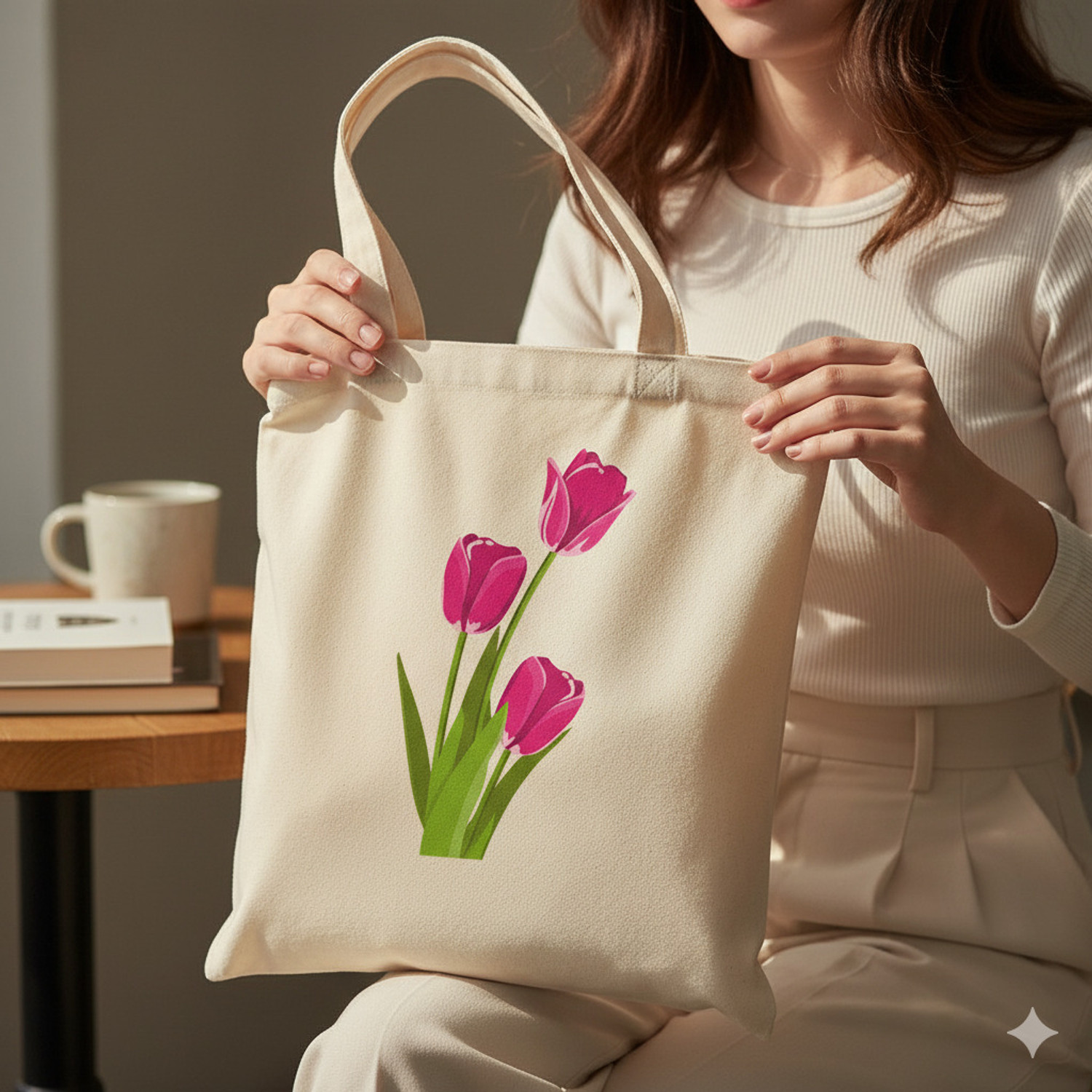 Image of Ecodott Women White Tote