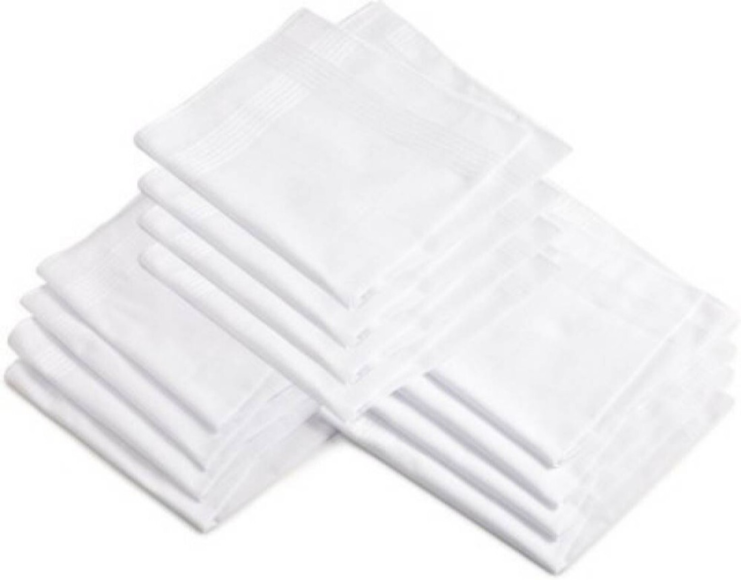 Image of TrendZone White Premium Exquisite Pure Handkerchief   [ inchWhite inch] Handkerchief
