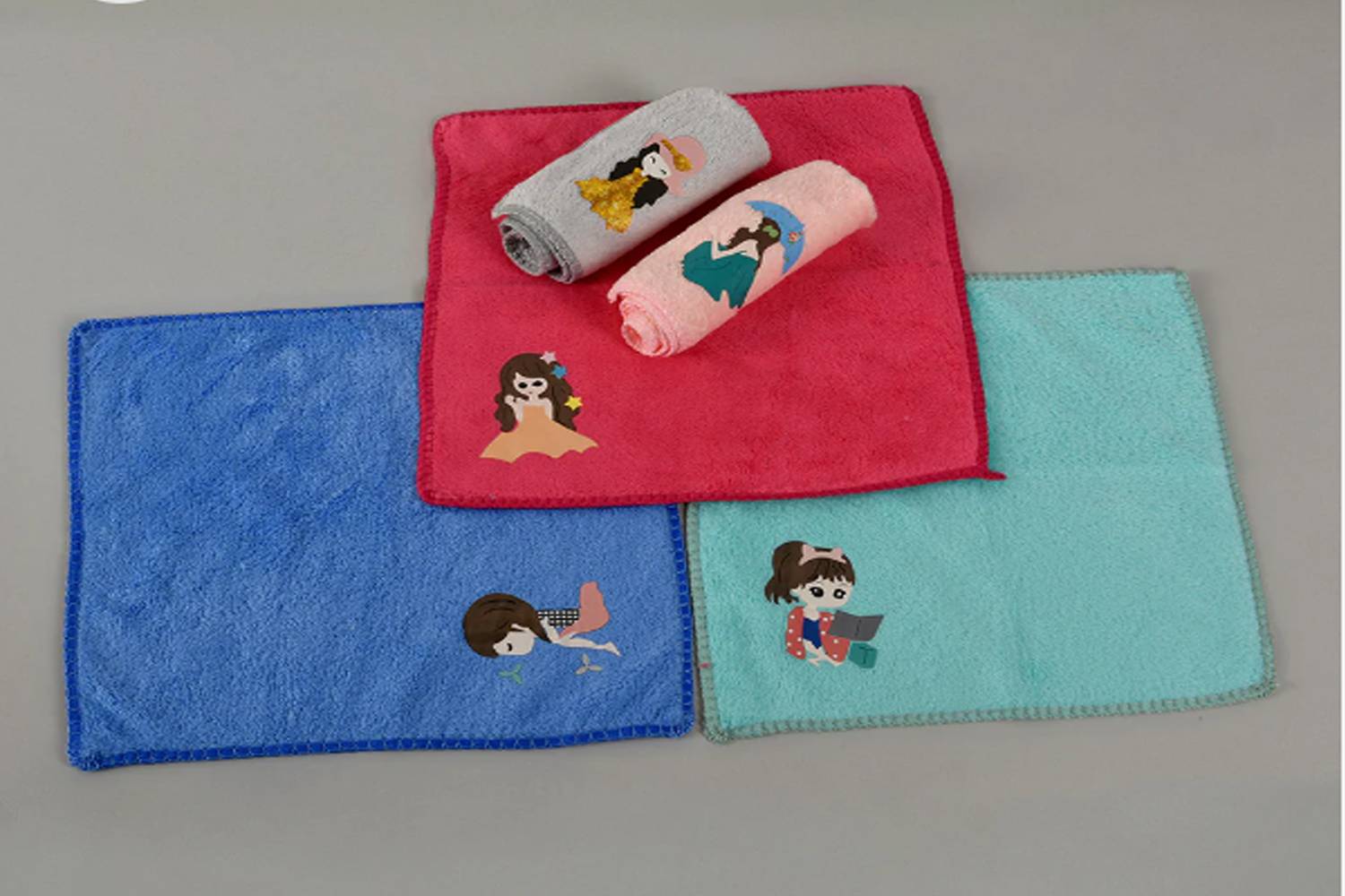 ADIYAL Microfiber 800 GSM Bath, Beach, Face, Hair, Hand Towel Set