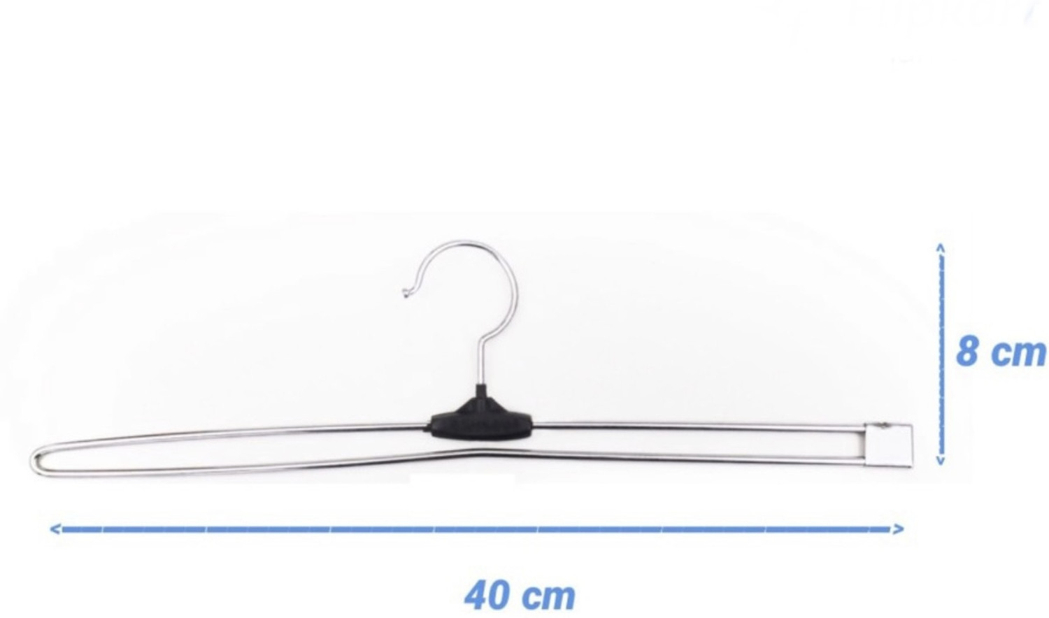 Image of Lashkara Lockable Push clip design for sarees, pants, skirts, clothes Steel Saree Pack of 12 Hangers For Saree