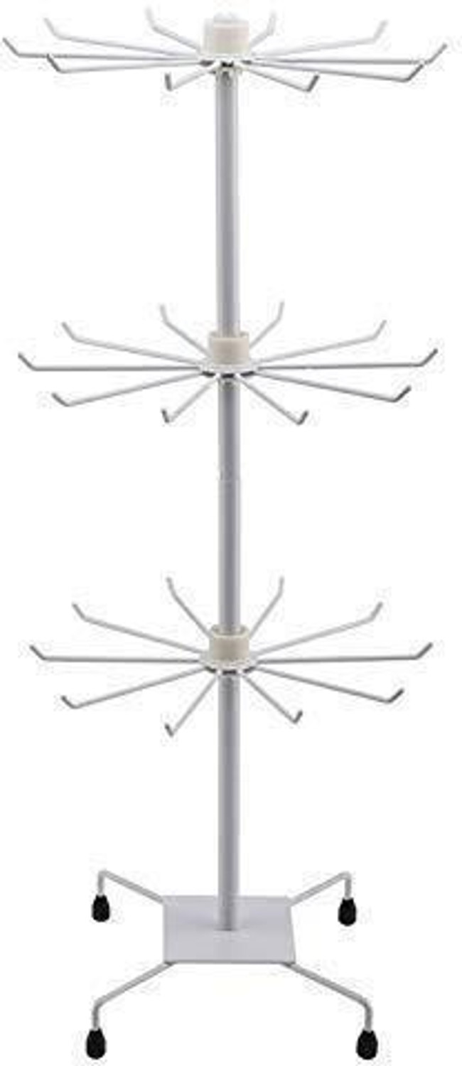 Image of bandhan 3layer rotating Display stand Jewellery Organizer, Scarf Organizer, Accessories Organizer, Stationery Organizer