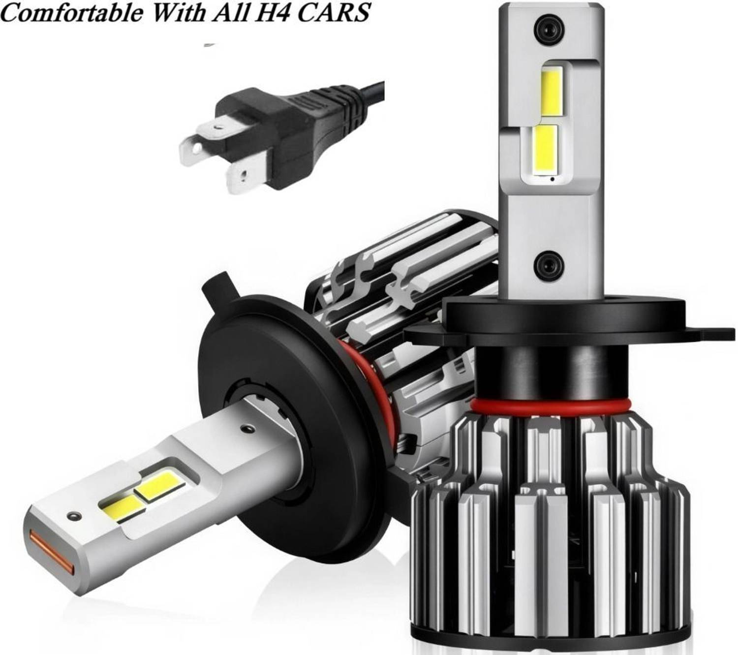 MOTOROYS Universal H4 LED Headlight 200W - Image 2
