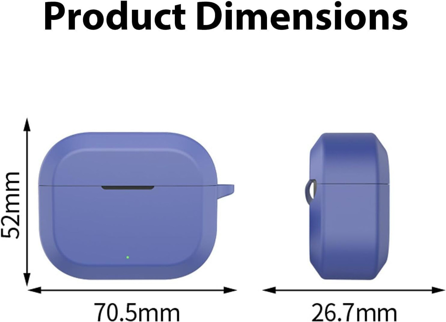 Image of Anvique Silicone Press and Release Earbuds Case For Oneplus Nord 3R Silicone Case Cover