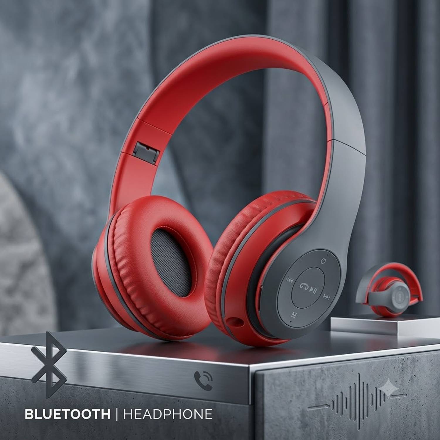 TABARET Newly Wireless Headphones,HD Bass Sound,Foldable Design with Built-in Mic Bluetooth
