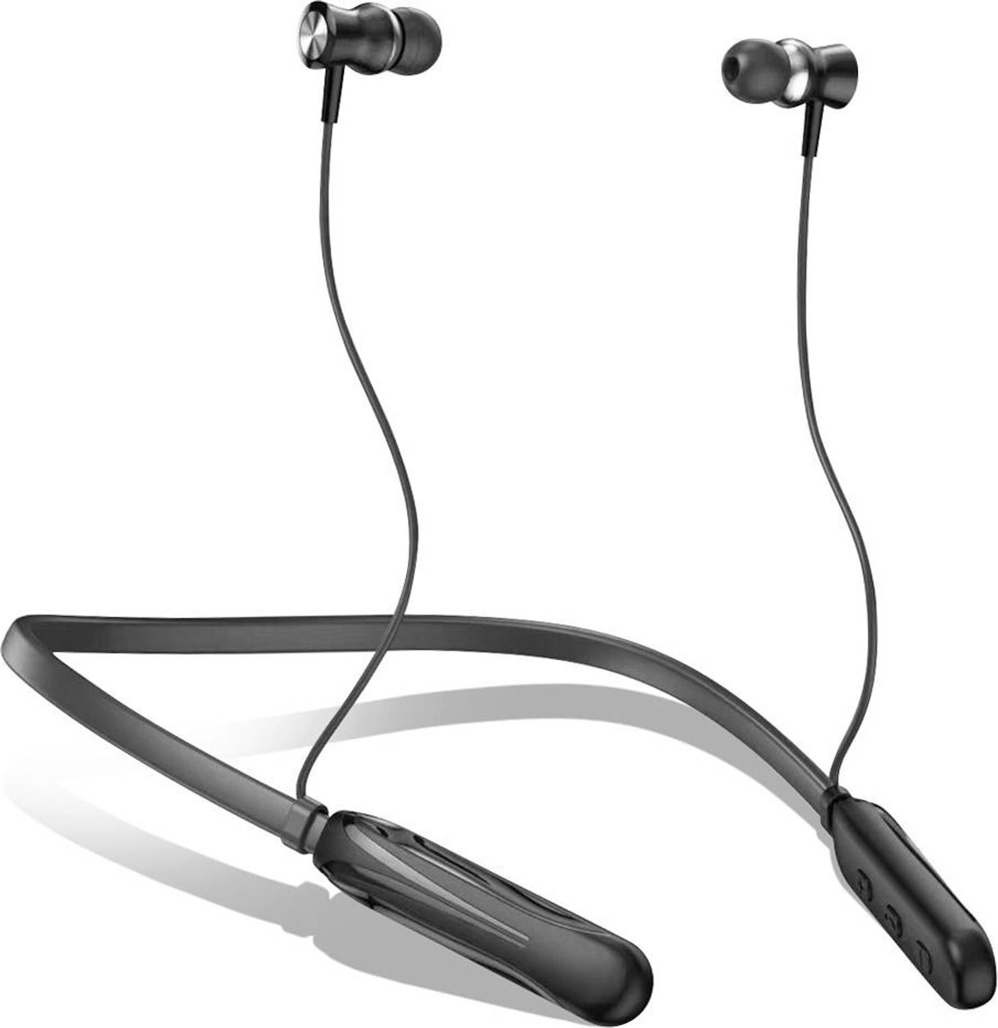 NDHD CH-160 Avatar - 48 Hour Playtime Bluetooth Headphone Neckband Earphone (BLK6) Bluetooth