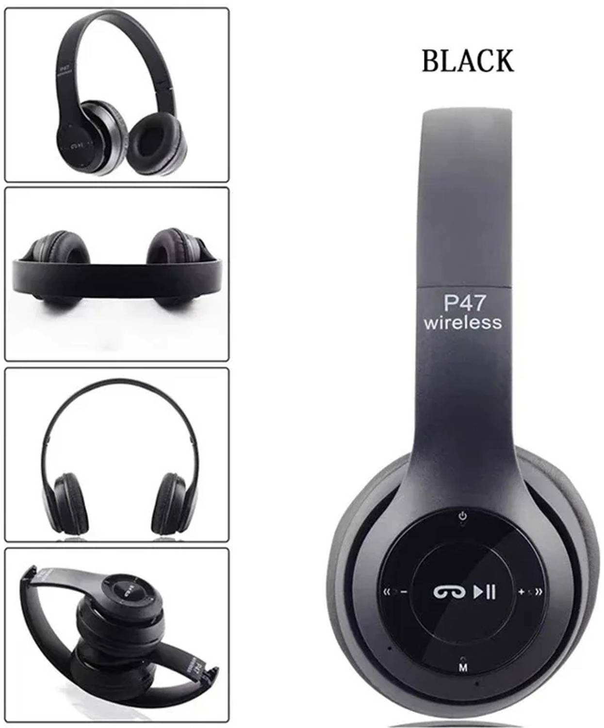 WORFOX Hi-Fi Stereo Wireless Bluetooth Headphones - Image 2