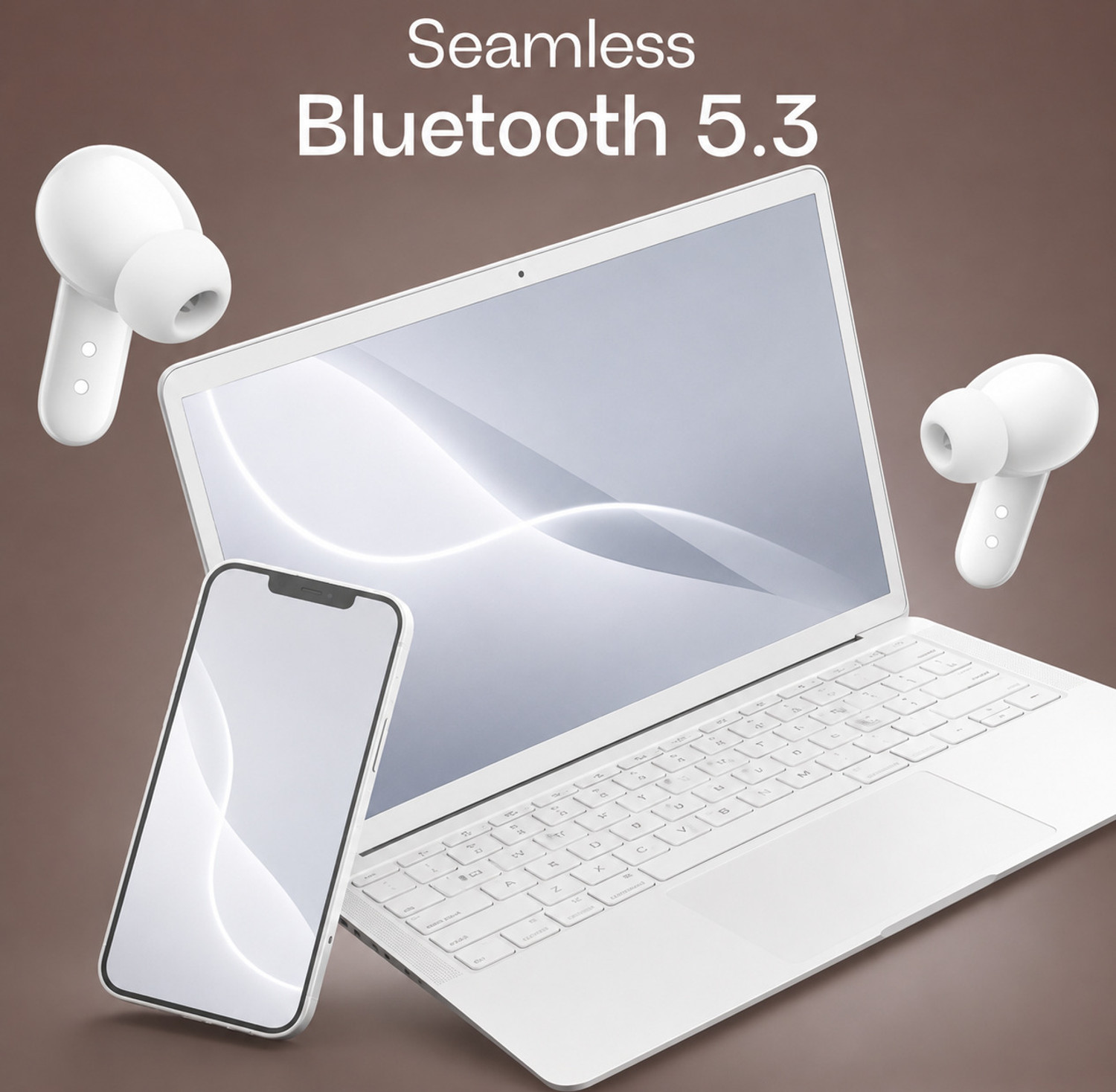 Image of BEST BOOST Wireless Bluetooth Earbuds ANC High bass Bluetooth Headset Bluetooth Headset Bluetooth