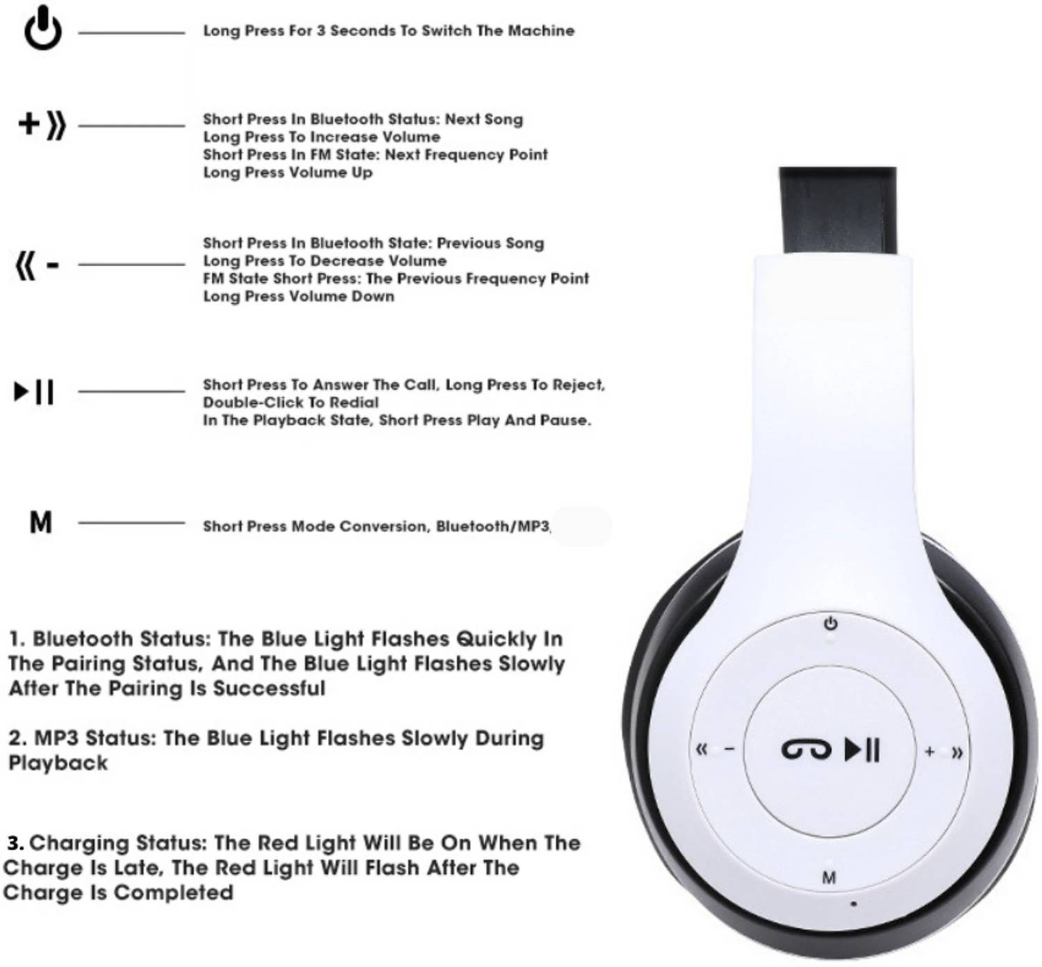 Bluetooth Gaming Headphone Wireless Sport Earphone - Image 4