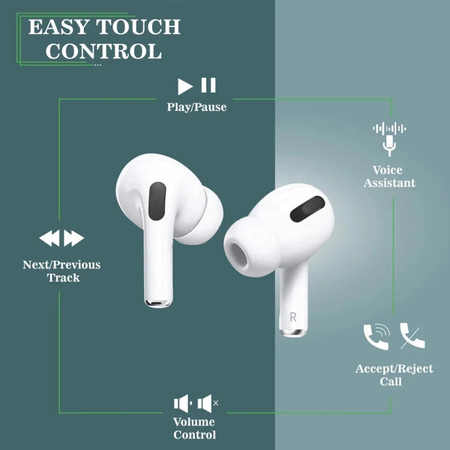 Image of SORAK CREATION Premium with Best Sound Quality and X-Tra Bass with ANC Support SRKCR461 Bluetooth