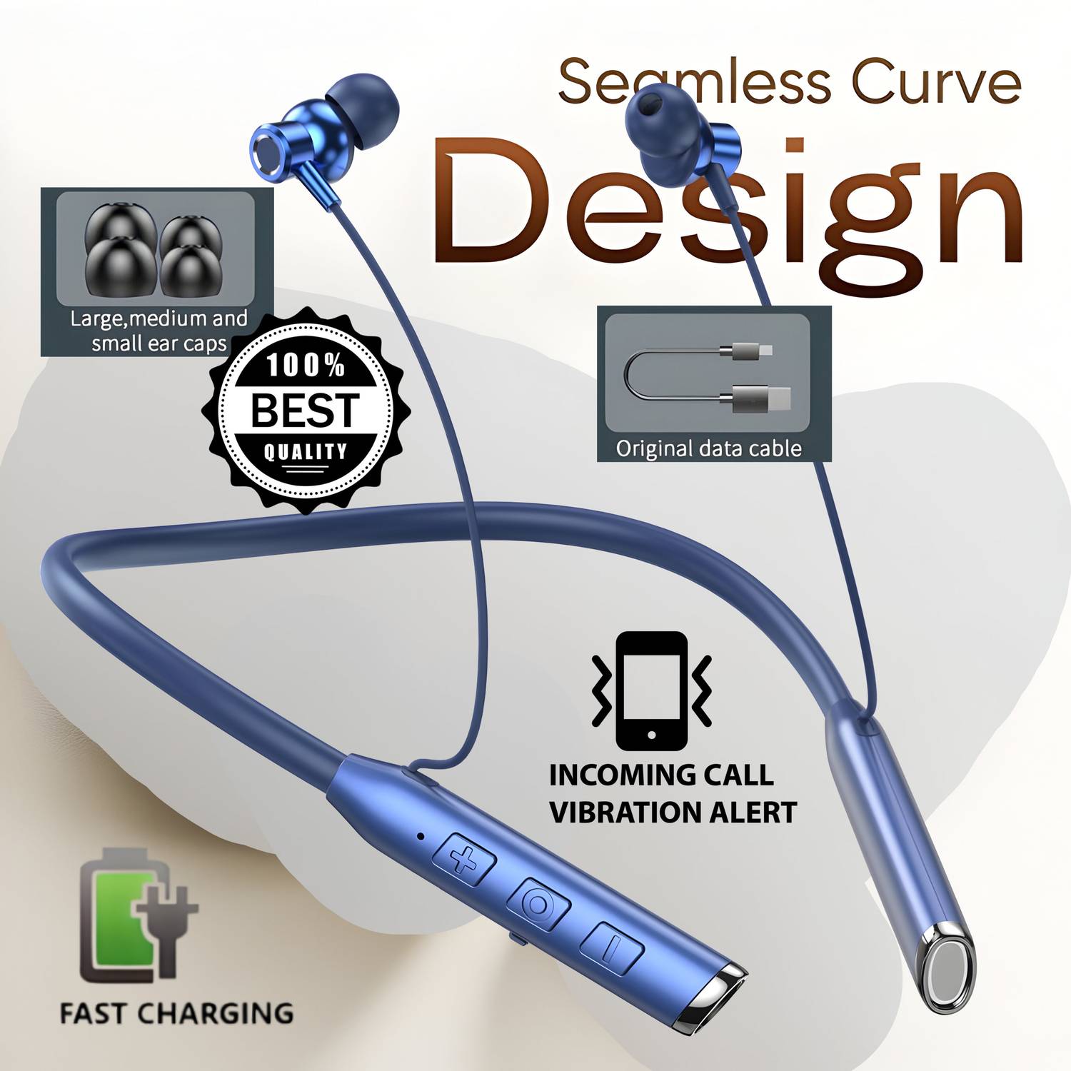 MR.NOBODY Vibration Alert, 48 Hours Playtime, ENC, HD Sound Quality & Stereo Bass N409 Bluetooth