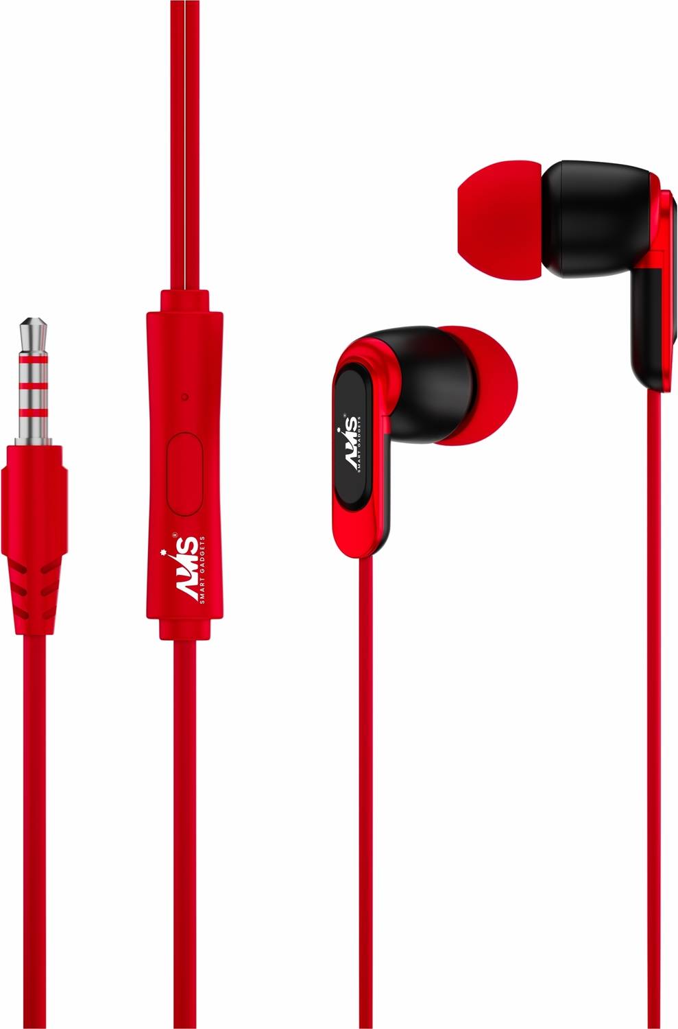 AAMS A156 Wired Earphone Music with Mic ,Deep Bass,Clear Hi-Fi Sound Wired earphone Wired