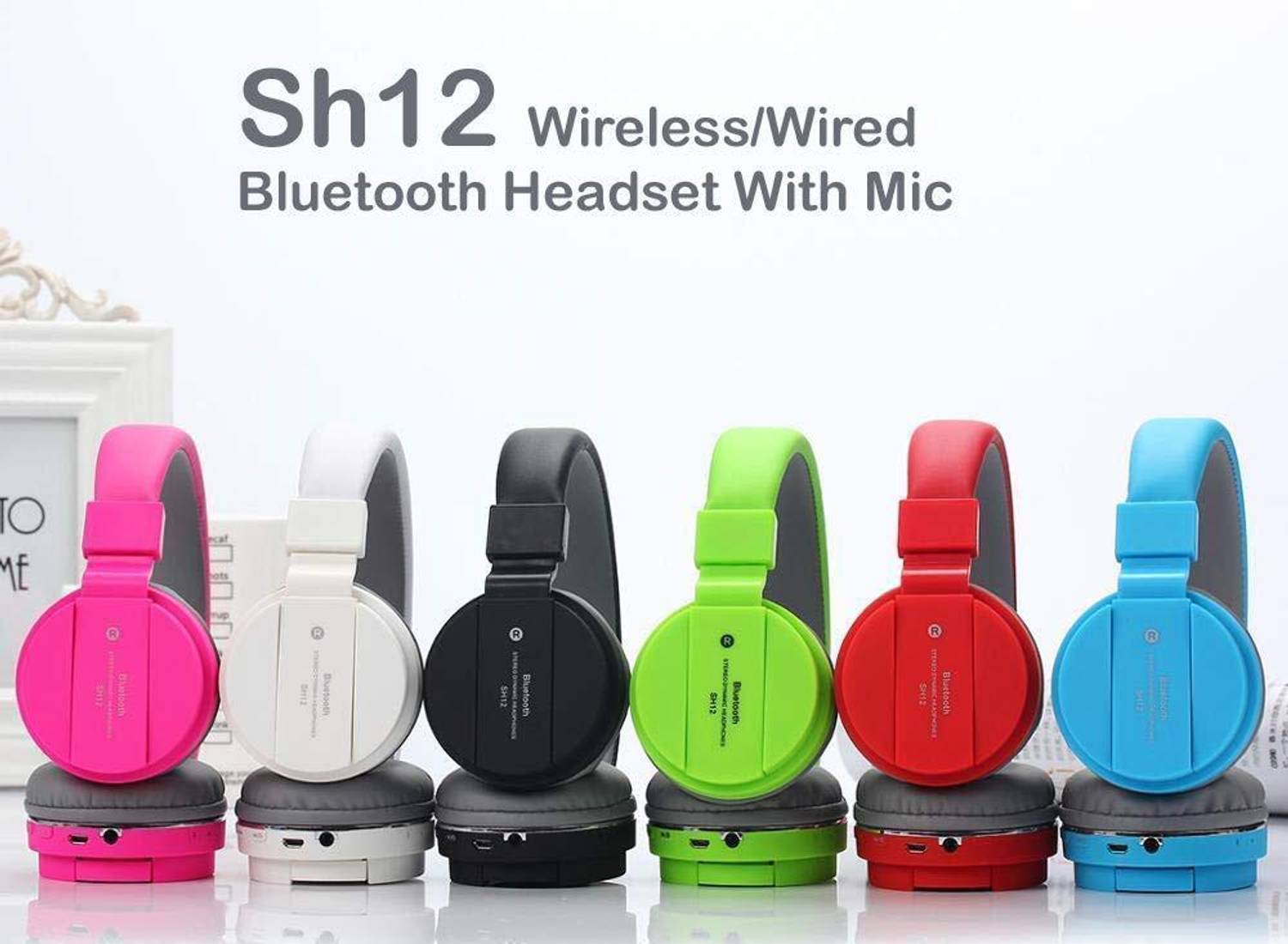 4uonly SH-12 Wireless Bluetooth Headphone - Image 5