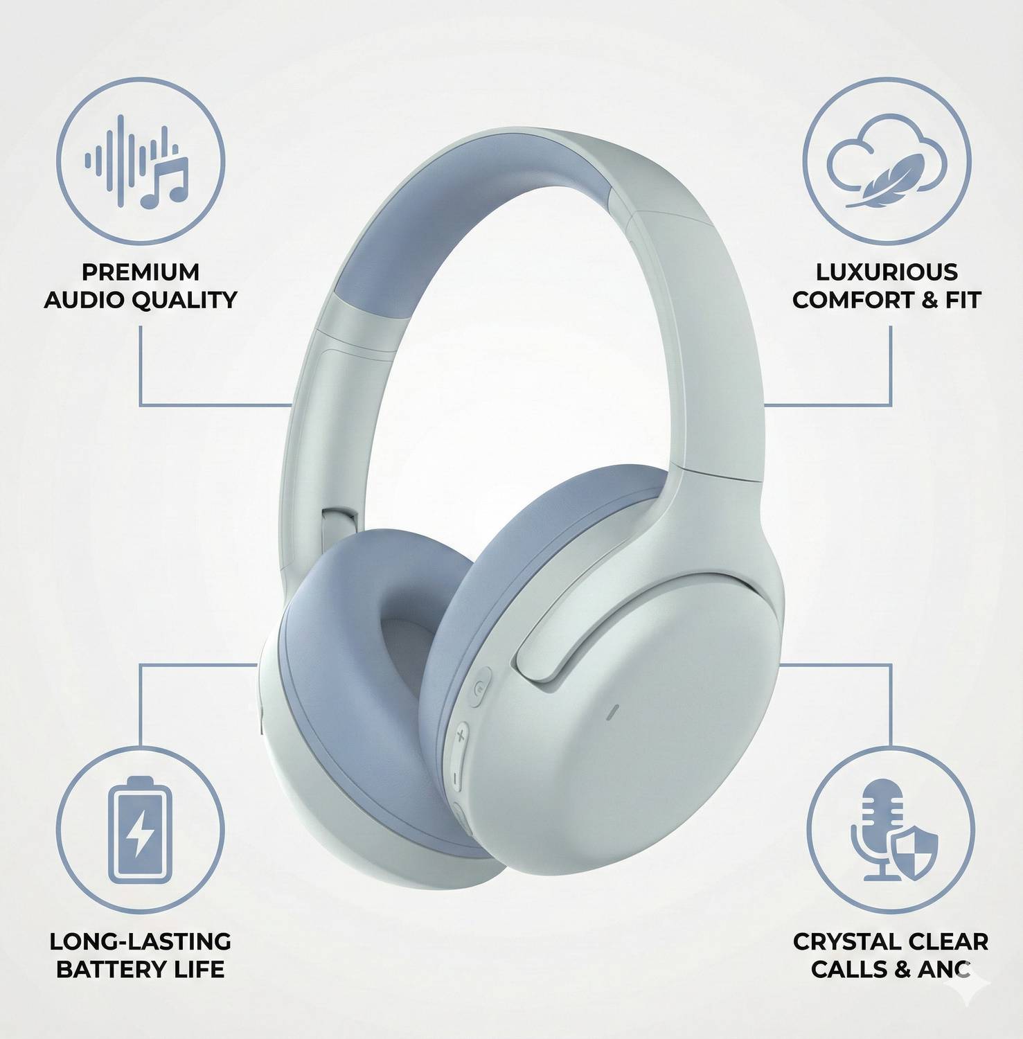 VENKAT ZONE Hot Selling Premium Audio Luxurious Comfort Crystal C
