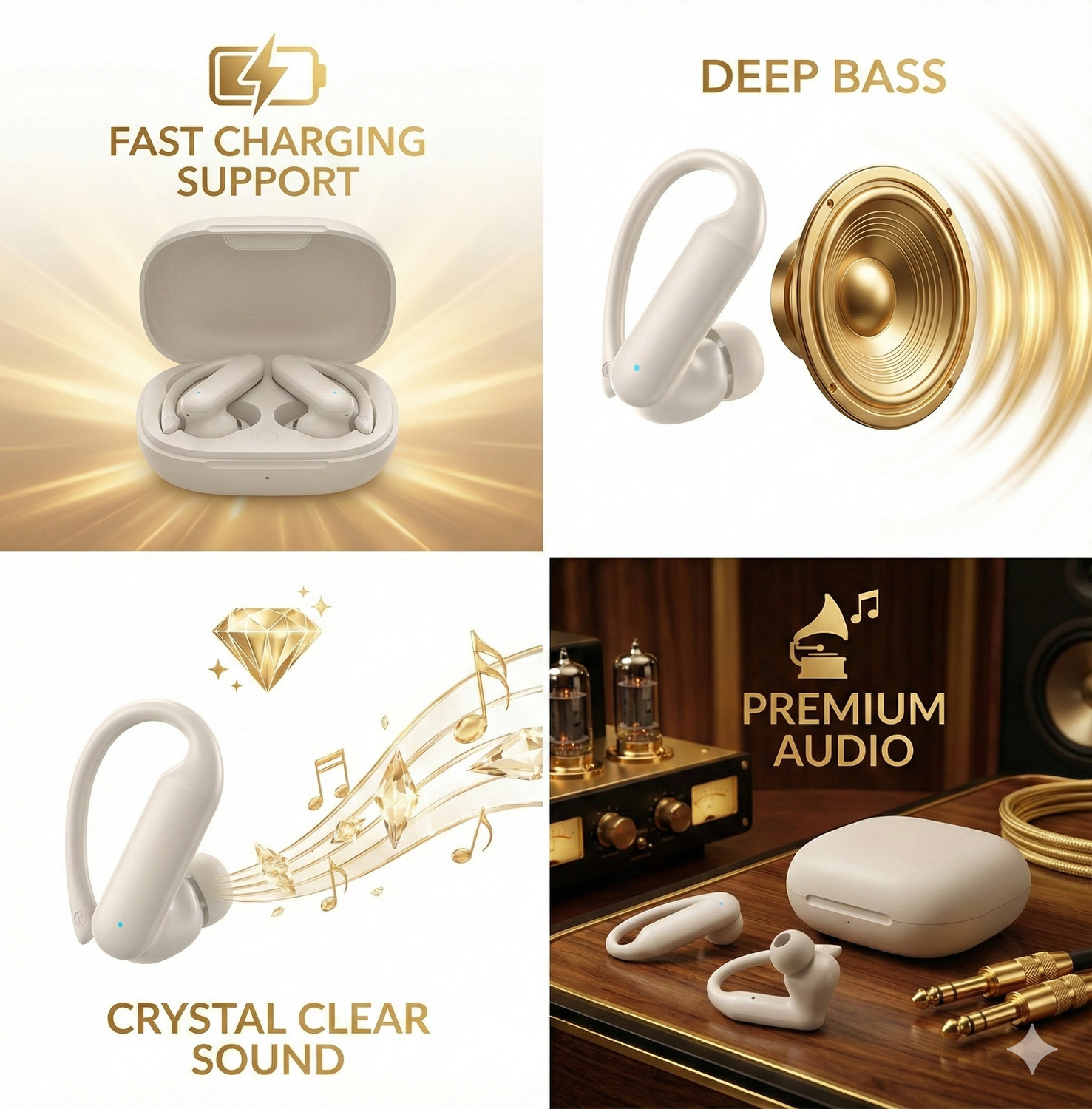 Image of VENKAT ZONE Top Selling Premium Audio Luxurious Comfort Crystal Clear Sound Super Bass Bluetooth