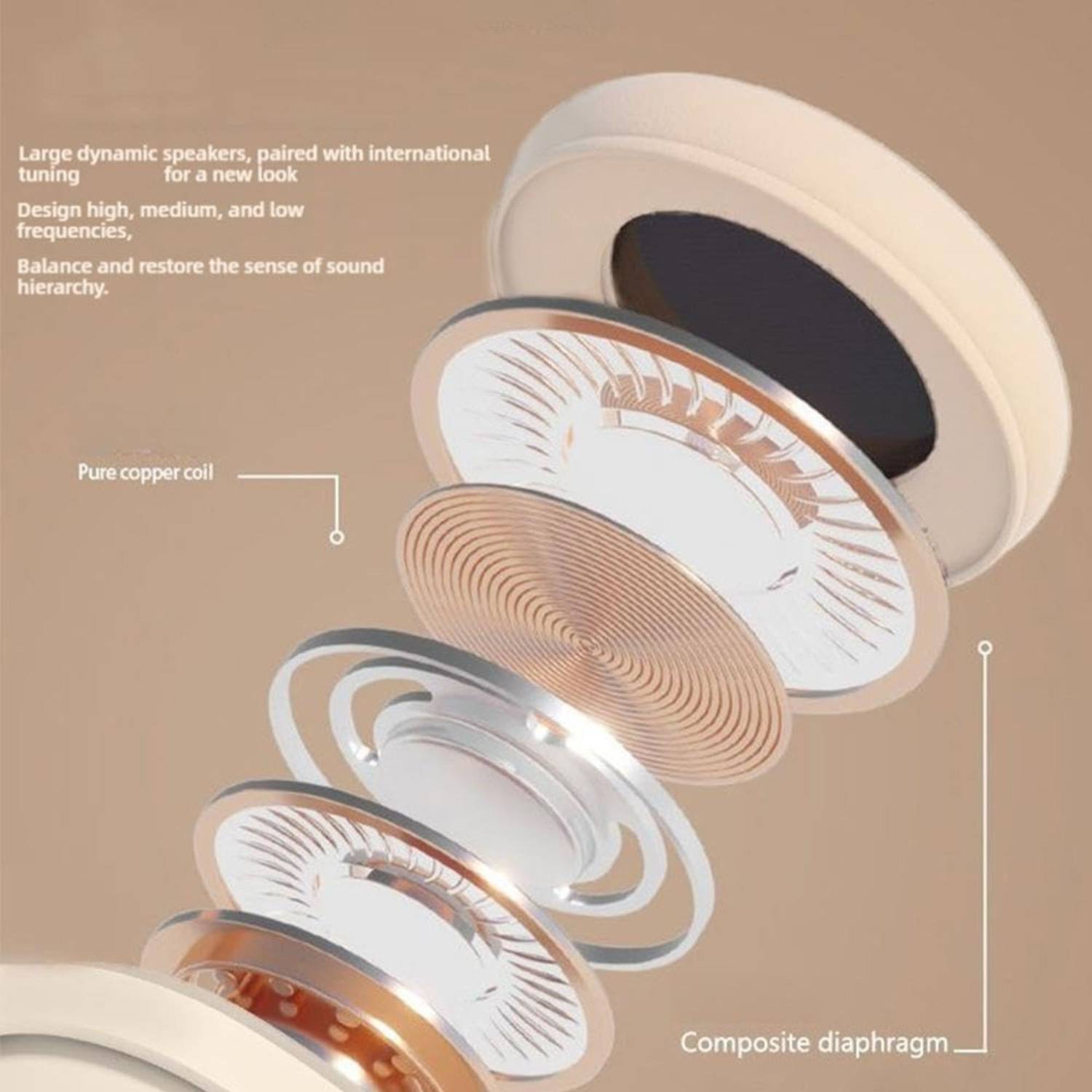 FRONY Wireless Bluetooth Headphones Over Ear BI291 - Image 2