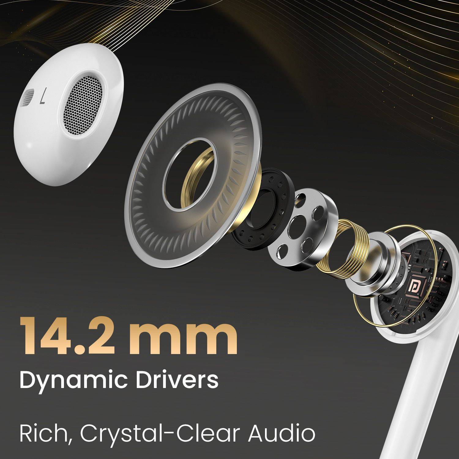 Portronics Conch Theta C Type C Wired Earphone - Image 4