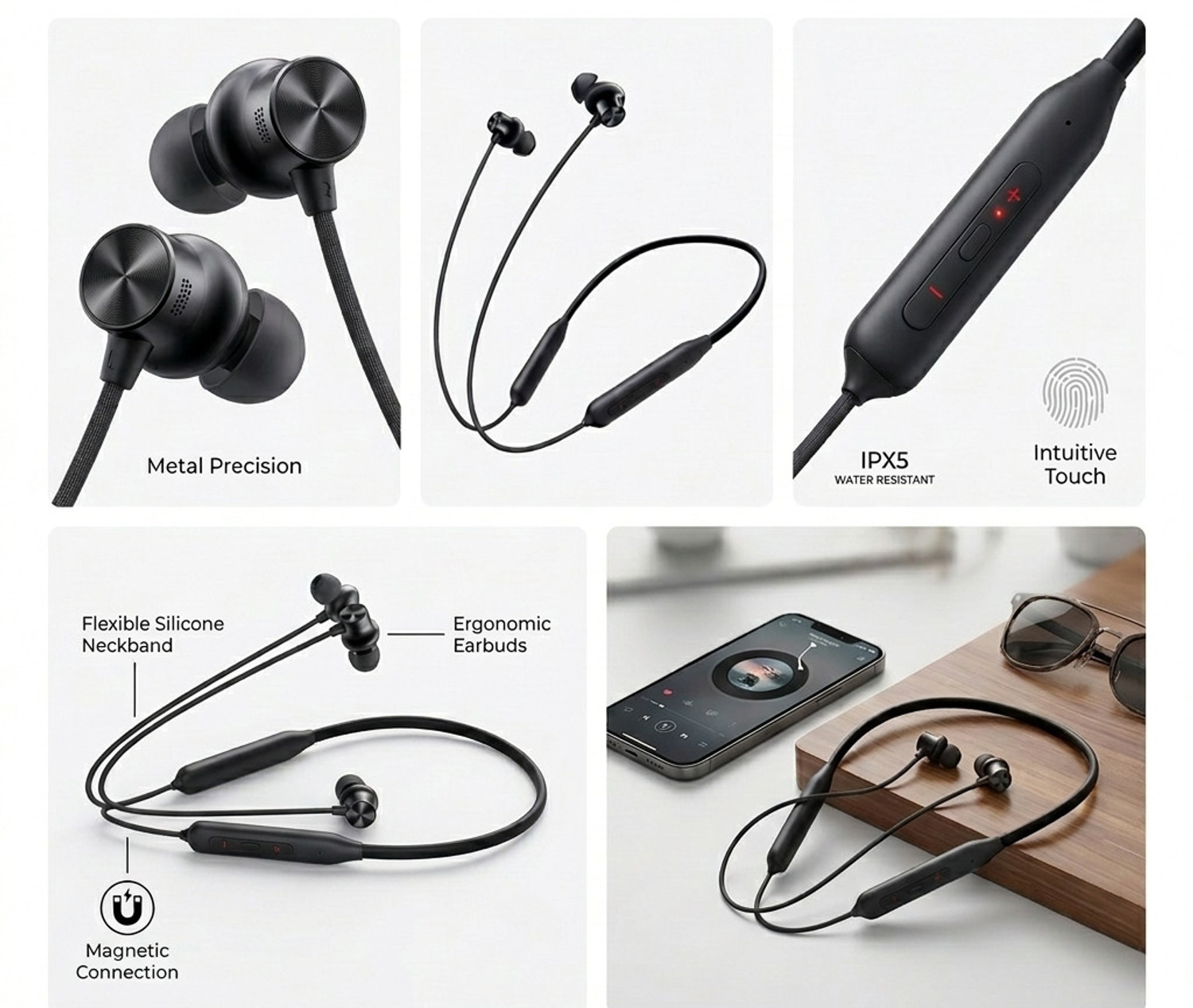 Image of bAot Bluetooth WirelessB2 Neckband With50Hrs Playback ClearAudio DeepBass Bluetooth
