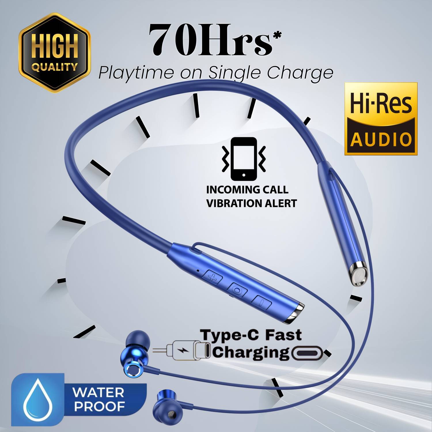 GREE MATT Vibration Alert, 48 Hours Playtime, ENC, HD Sound Quality & Stereo Bass N359 Bluetooth