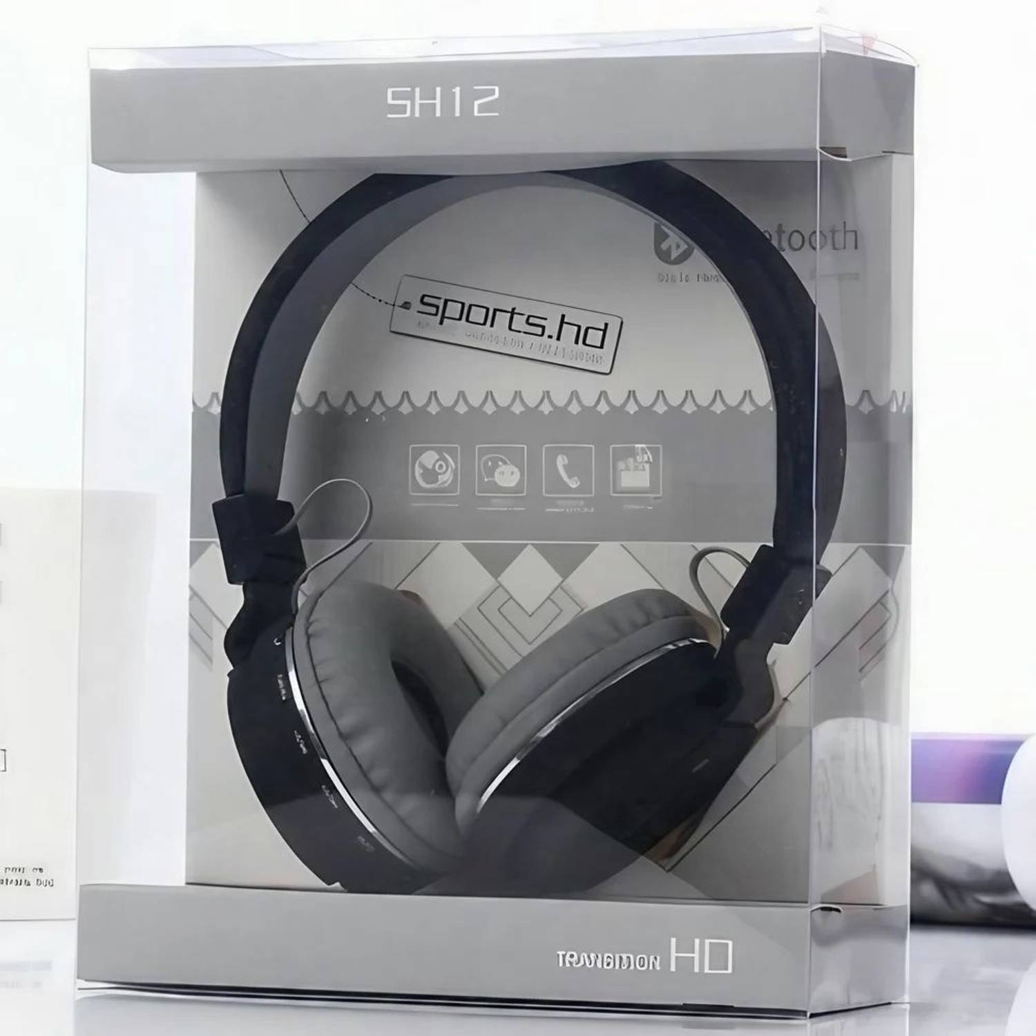 4uonly SH-12 Wireless Bluetooth Headphone - Image 1