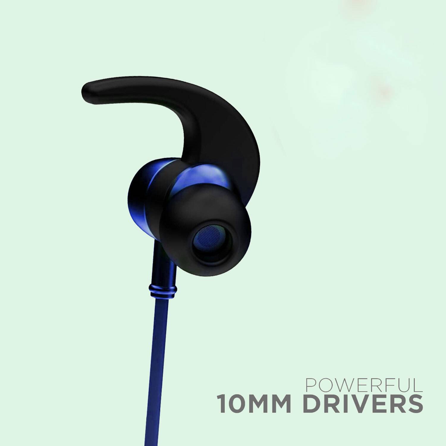 Techobucks Wireless Bluetooth Earphone Wireless Neckband Flexible